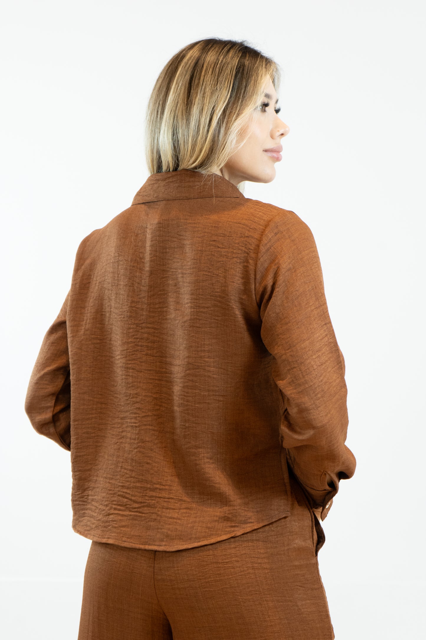 CAMISA LINA - COLOR COCONUT