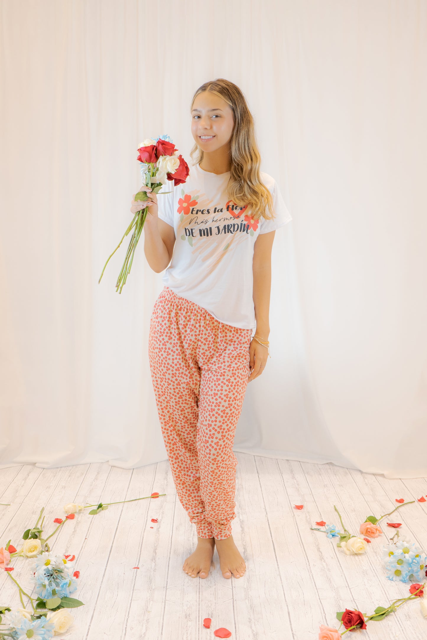 PIJAMA RUBI TROPICAL - CAMISETA - PANTALON