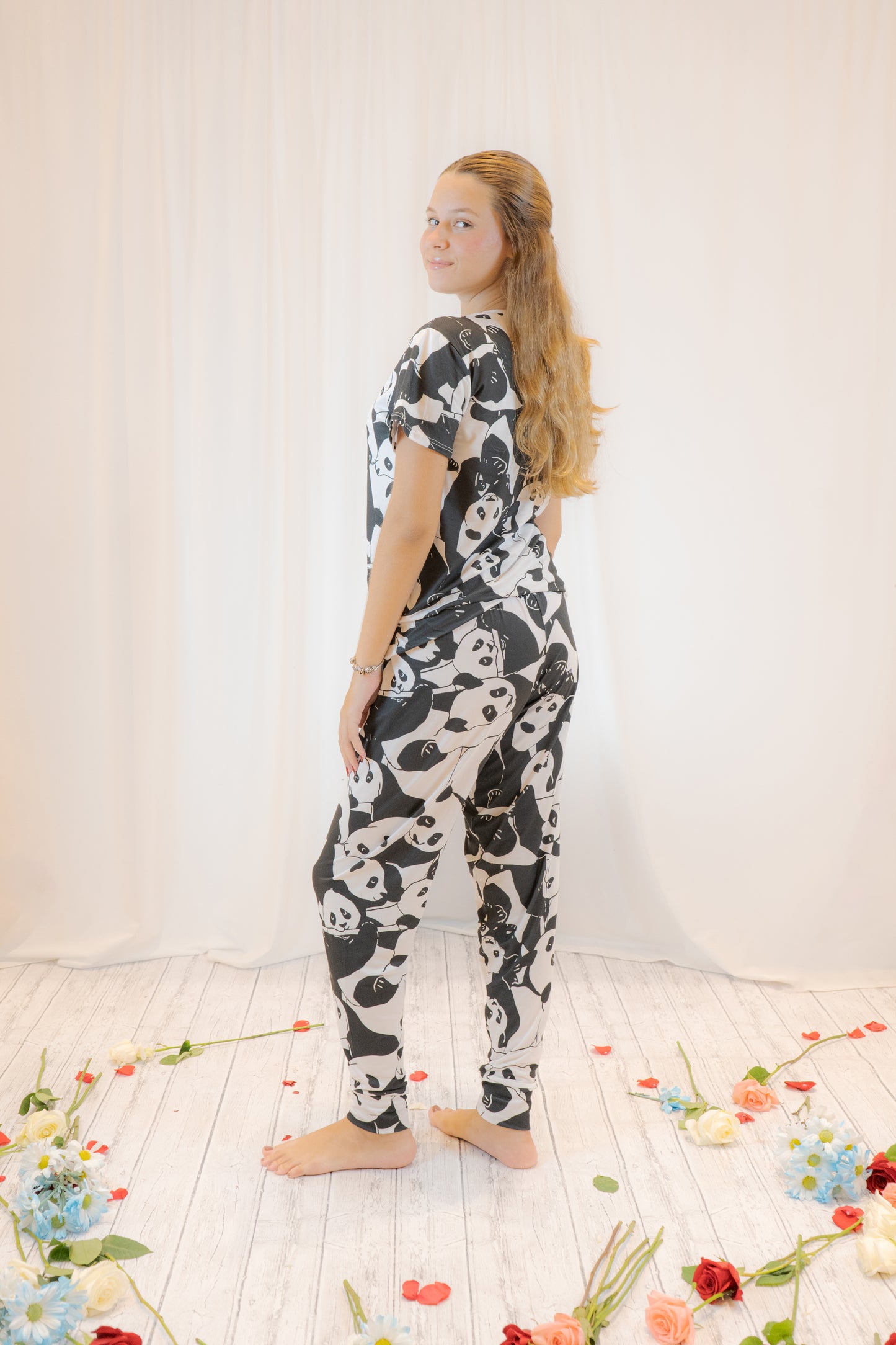 PIJAMA PANDA - SET PANTALON SUBLIMADO