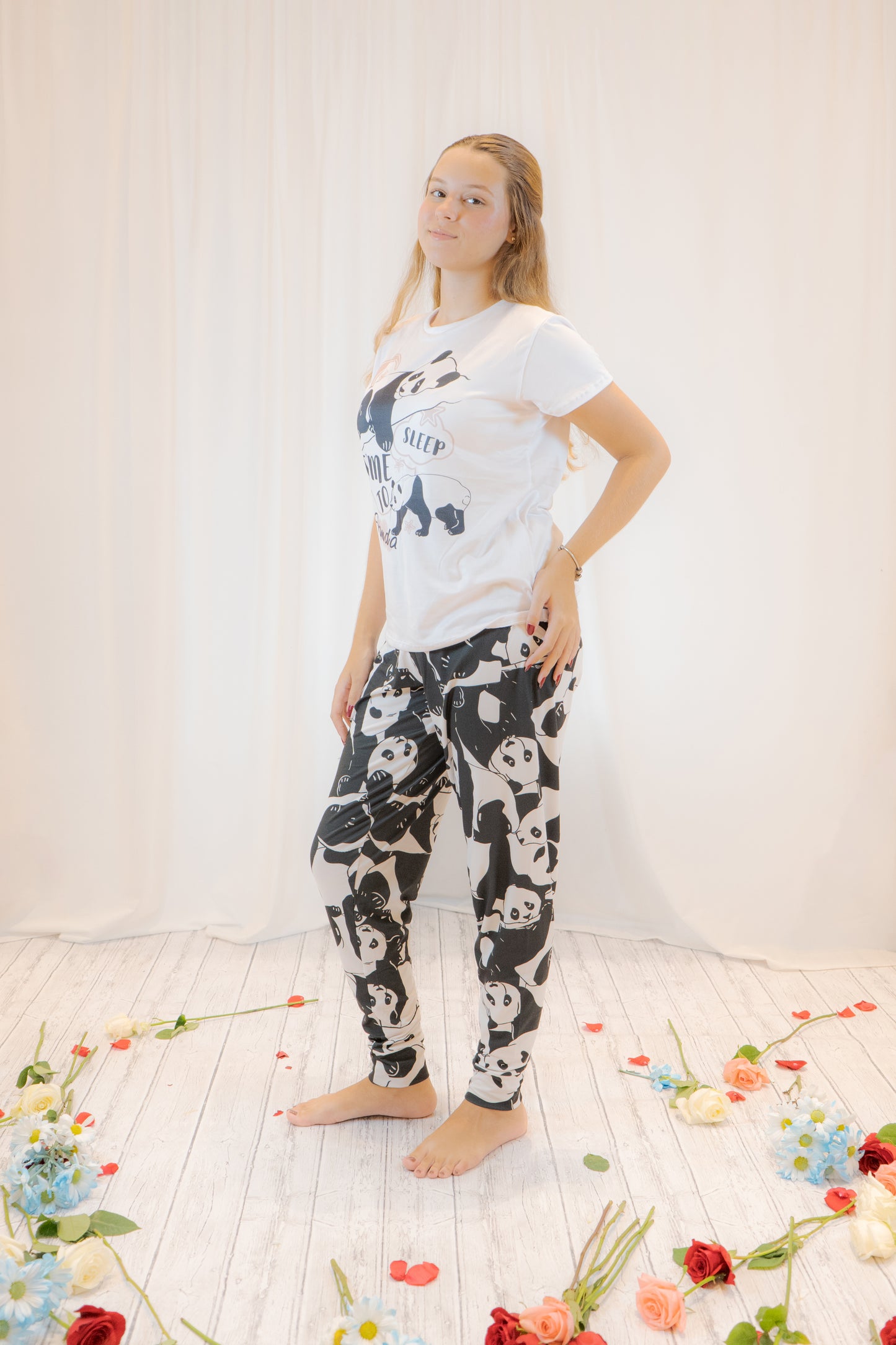 PIJAMA PANDA - CAMISETA - PANTALON
