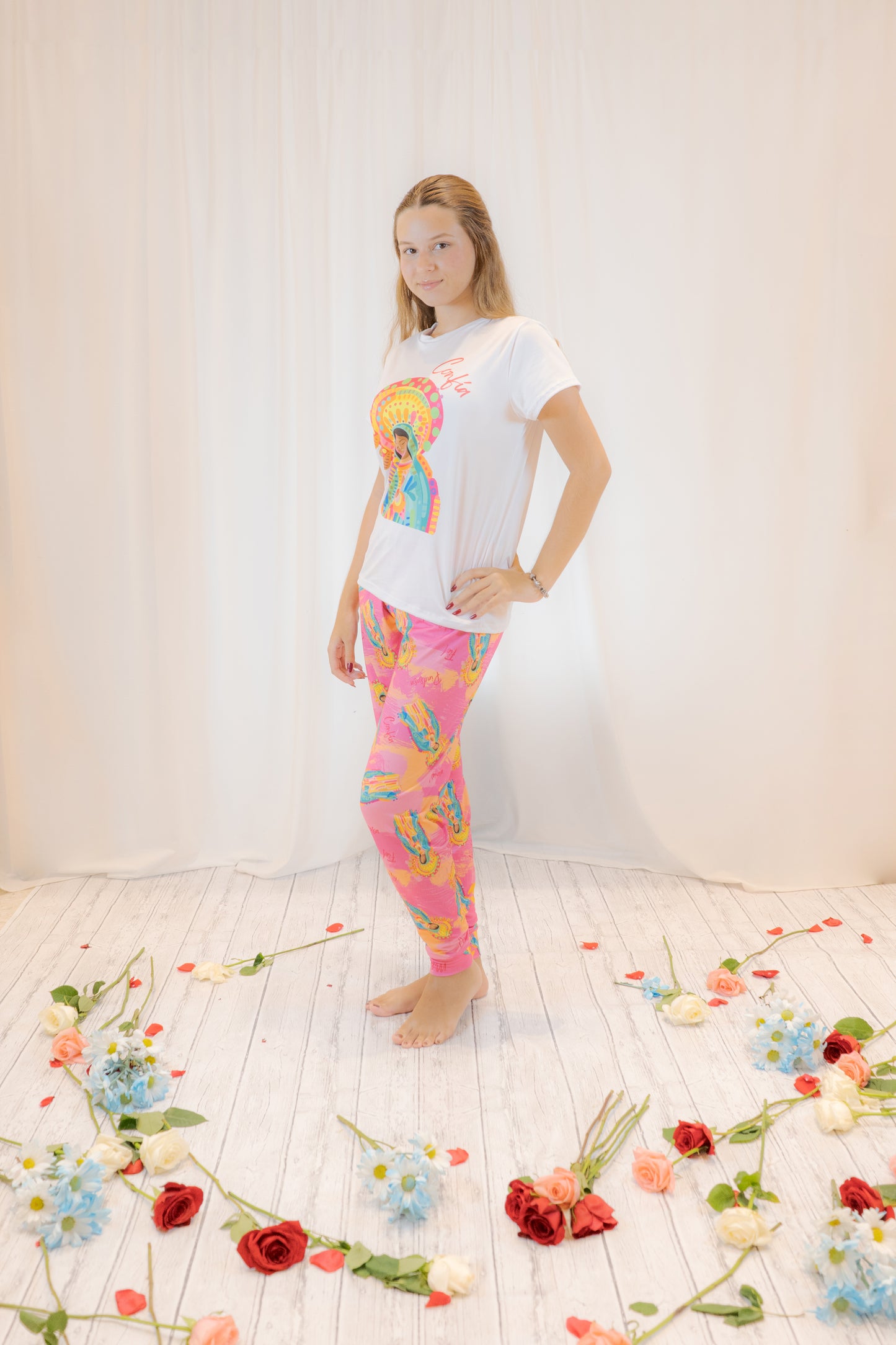 PIJAMA VIRGEN - CAMISETA - PANTALON