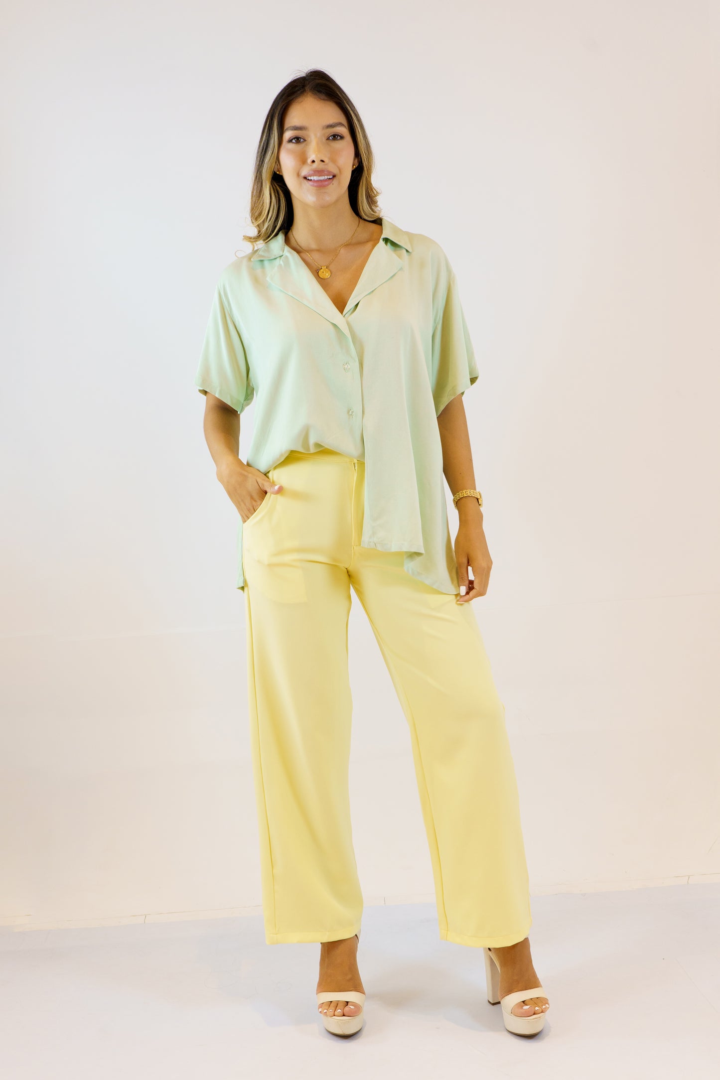 PANTALON SUGGAR AMARILLO