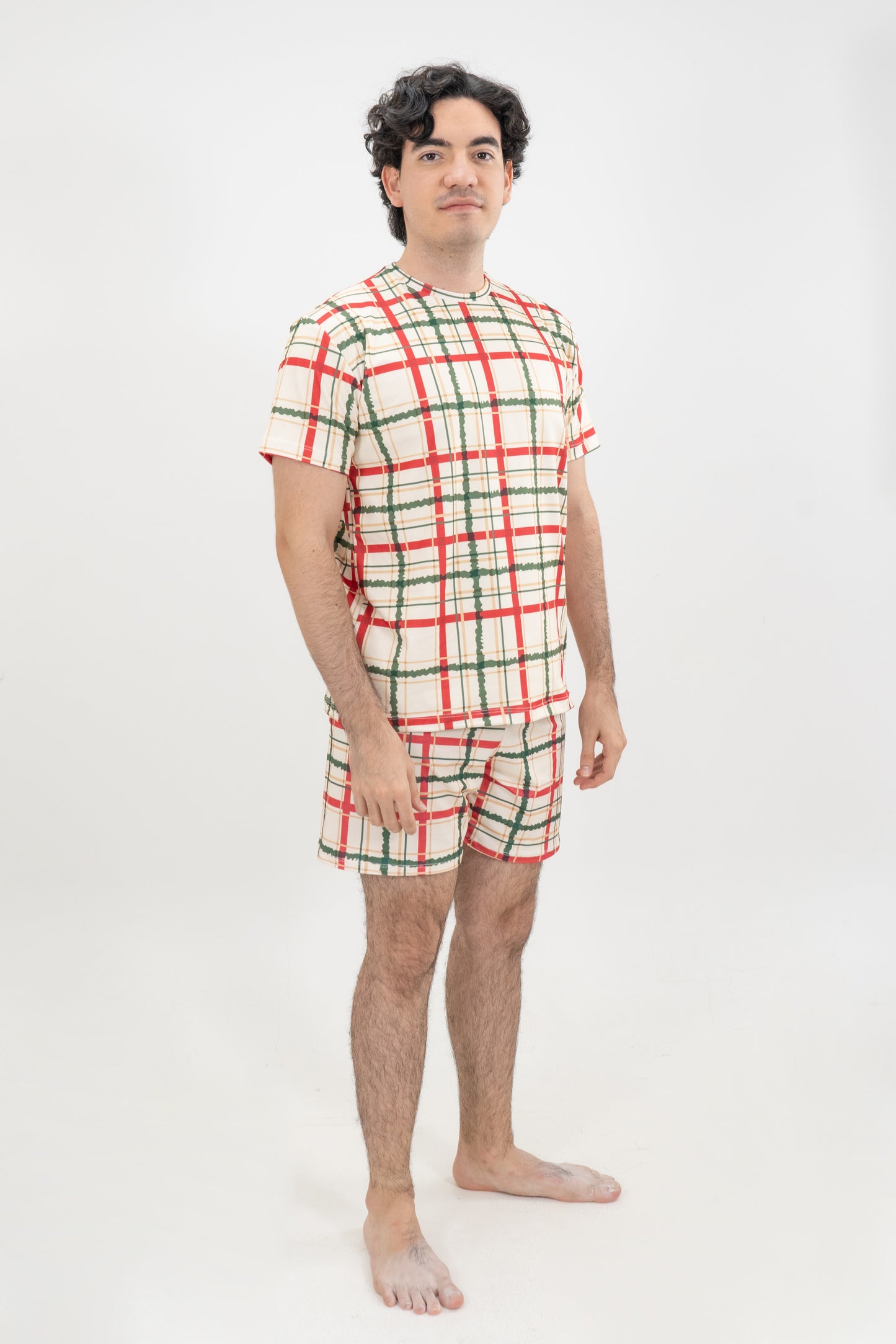 PIJAMA PANTALONETA SUBLIMADA HOMBRE MERRY CHRISTMAS