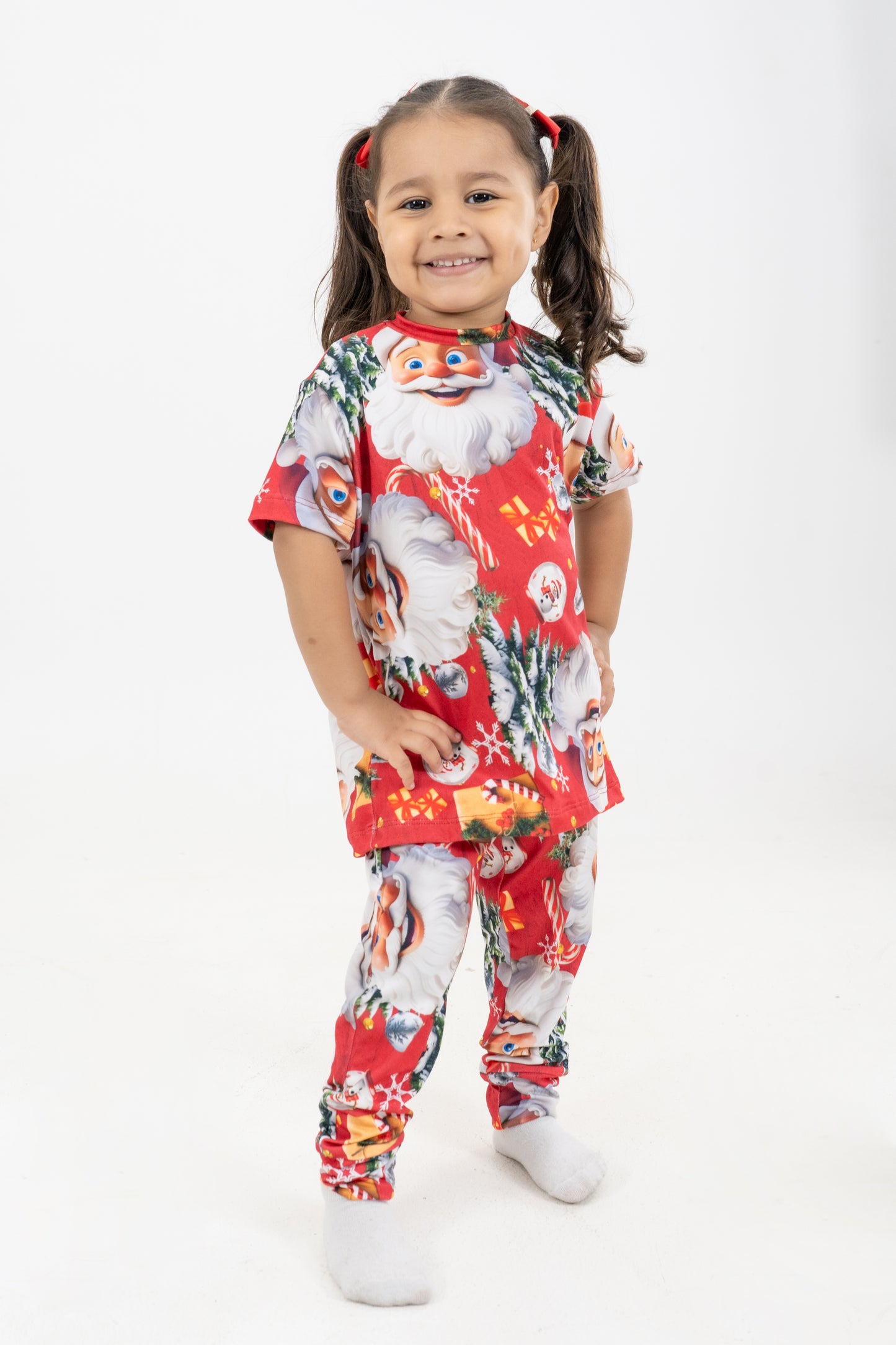PIJAMA PANTALON SUBLIMADA NIÑOS SANTA