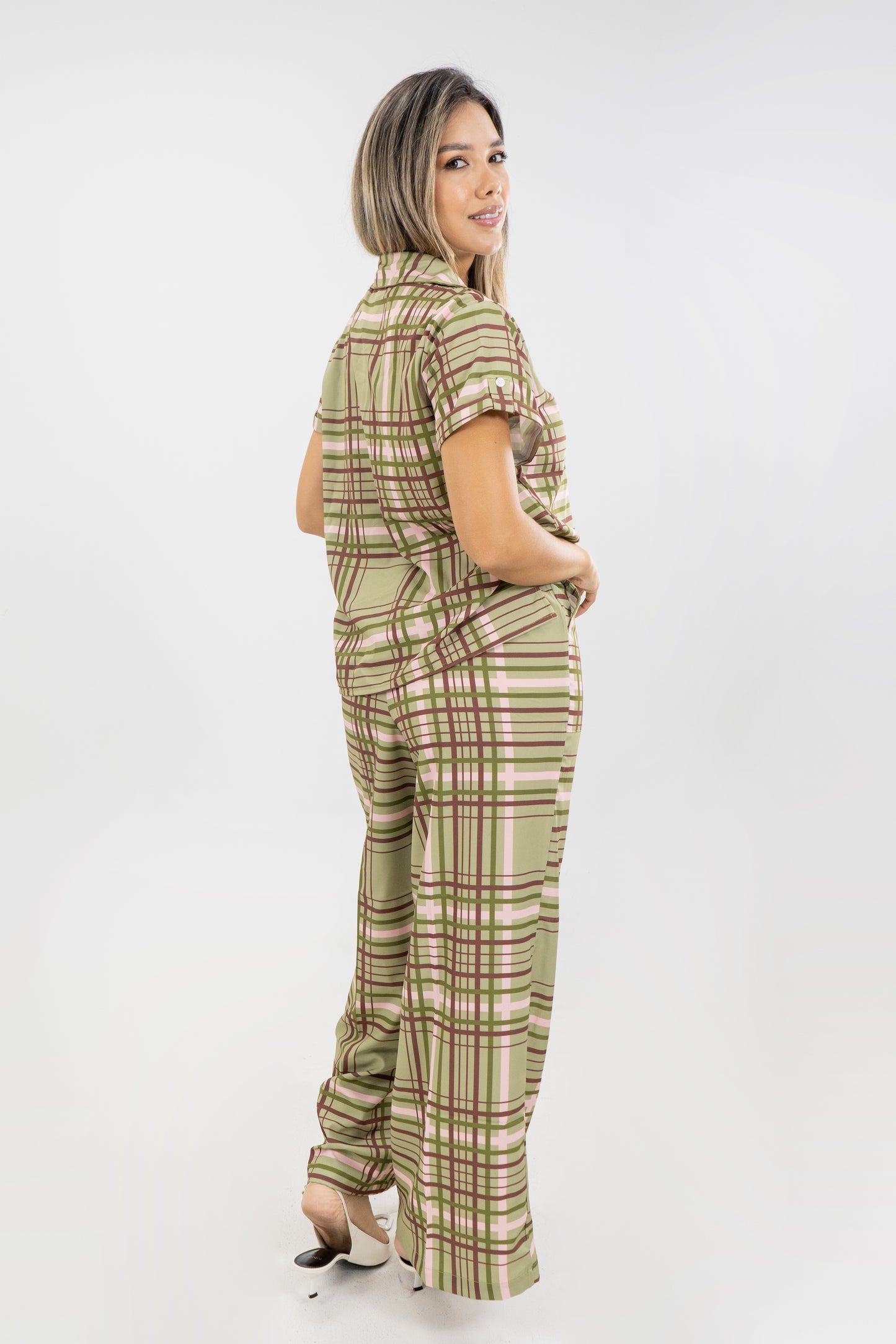 CAMISA ALEJANDRA TARTAN ST - COLOR VERDE