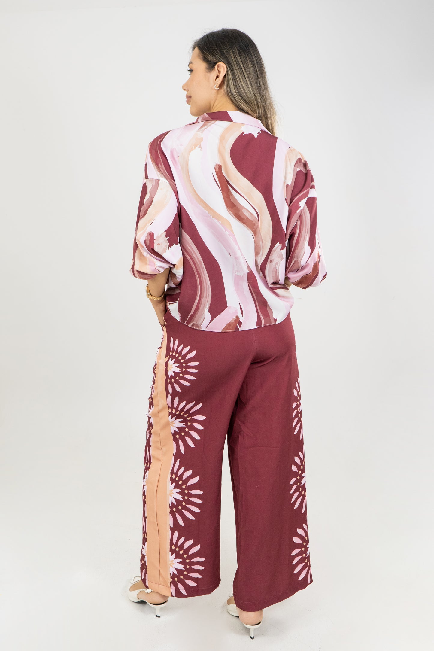 PANTALON DUNA SOLNACIENTE - COLOR VINO TINTO