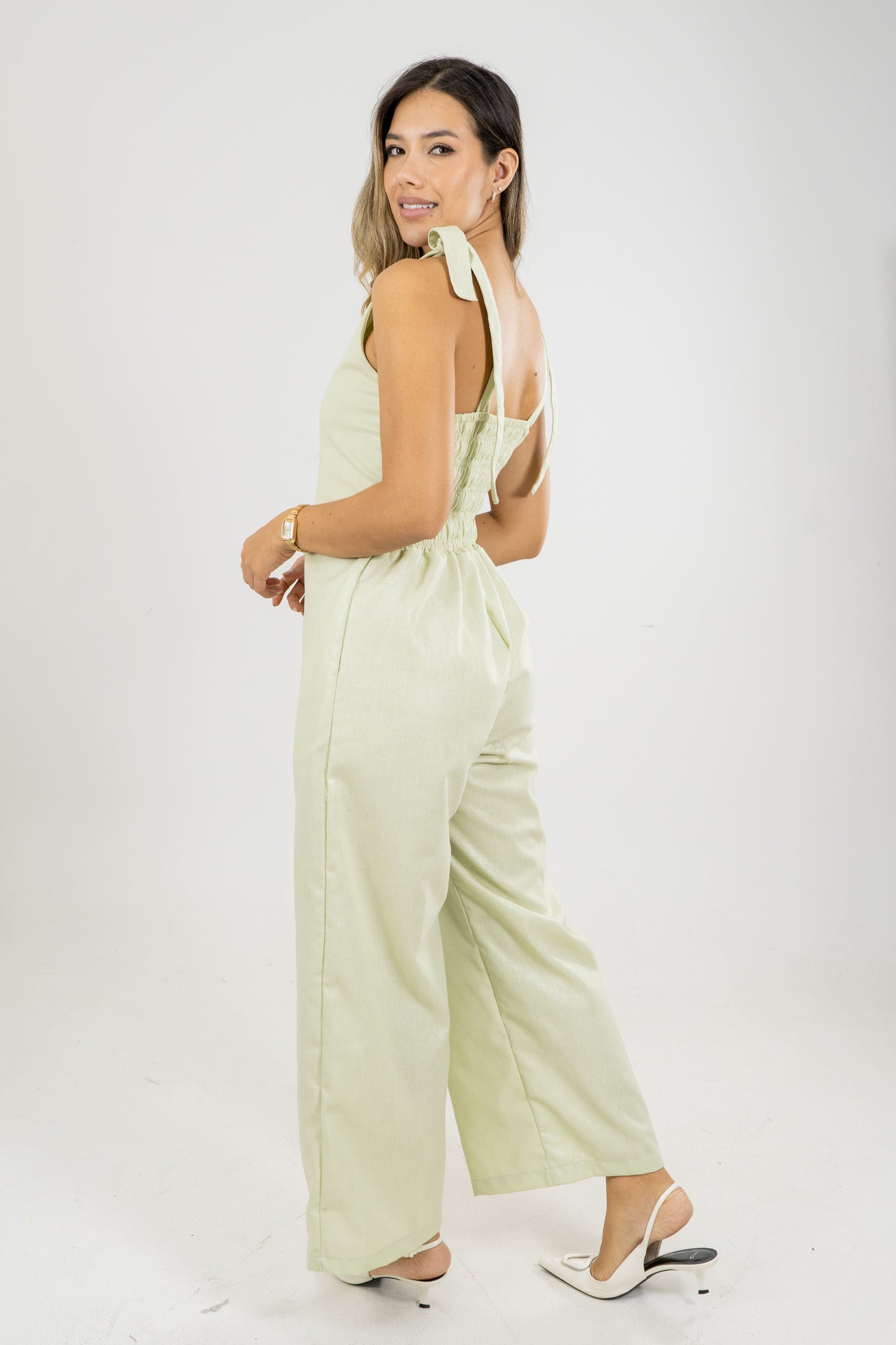 ENTERIZO KATTY SOL NACIENTE & ETERNA - COLOR VERDE MATCHA