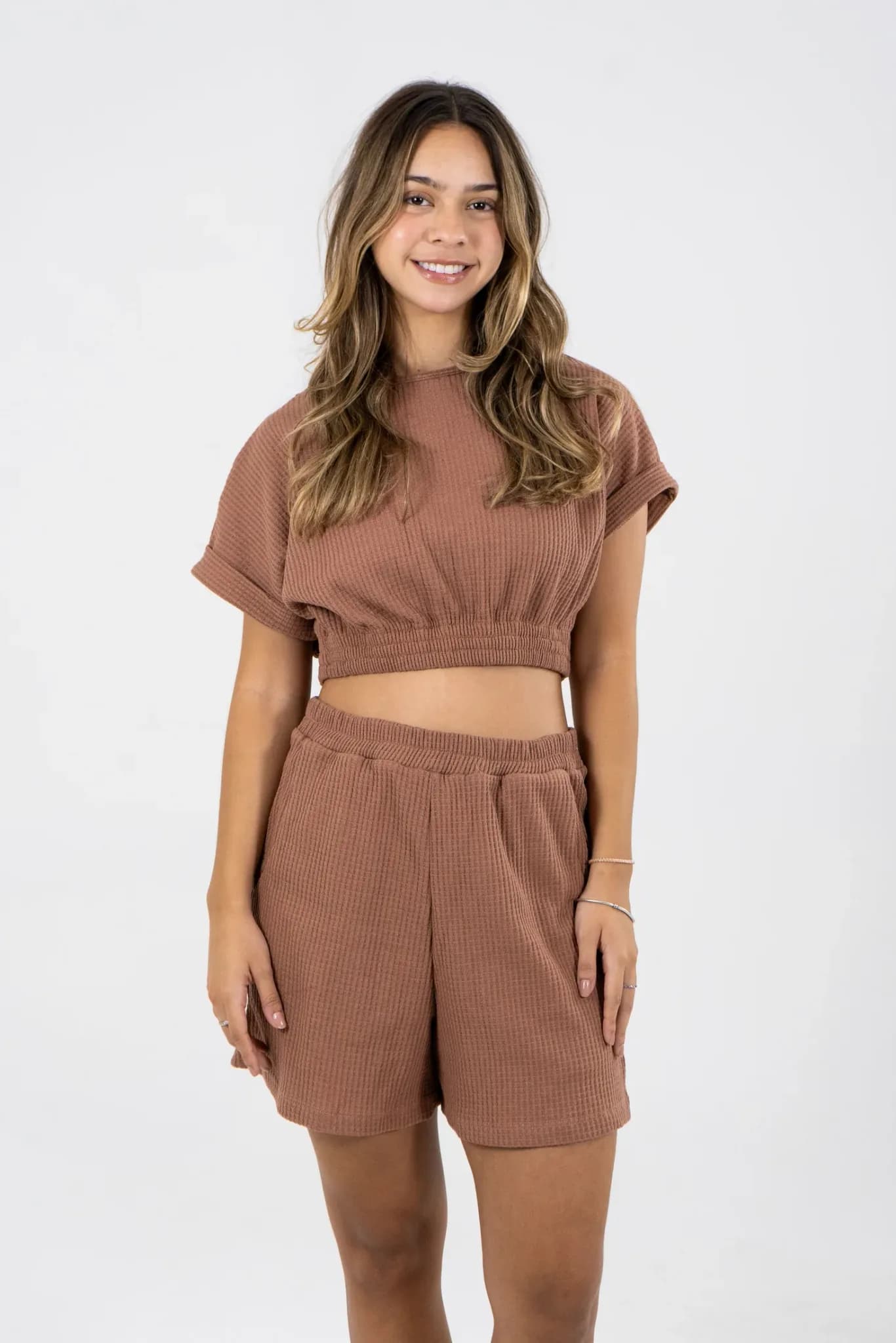 CAMISETA EDNA HORIZONTE · MARRON