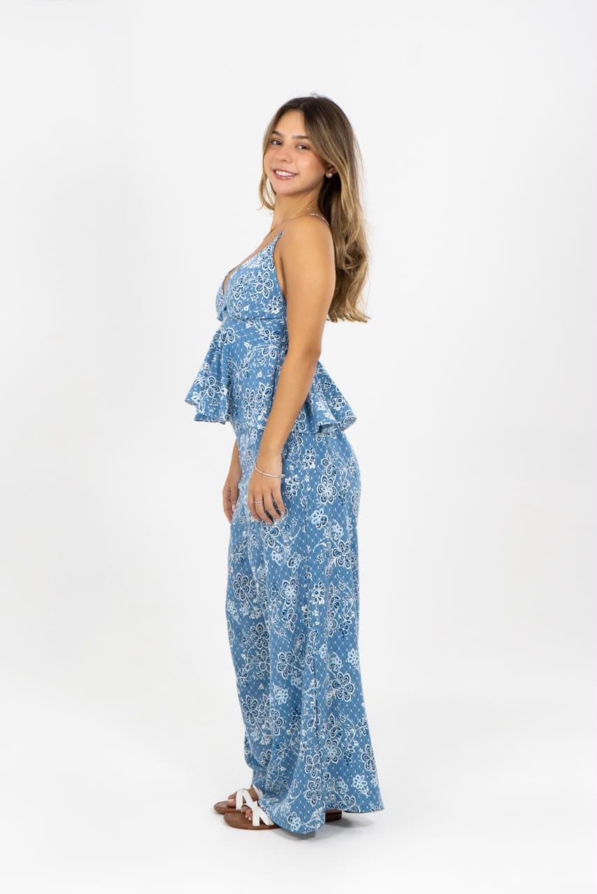 PANTALON MANGLE ARABIA · INDIGO