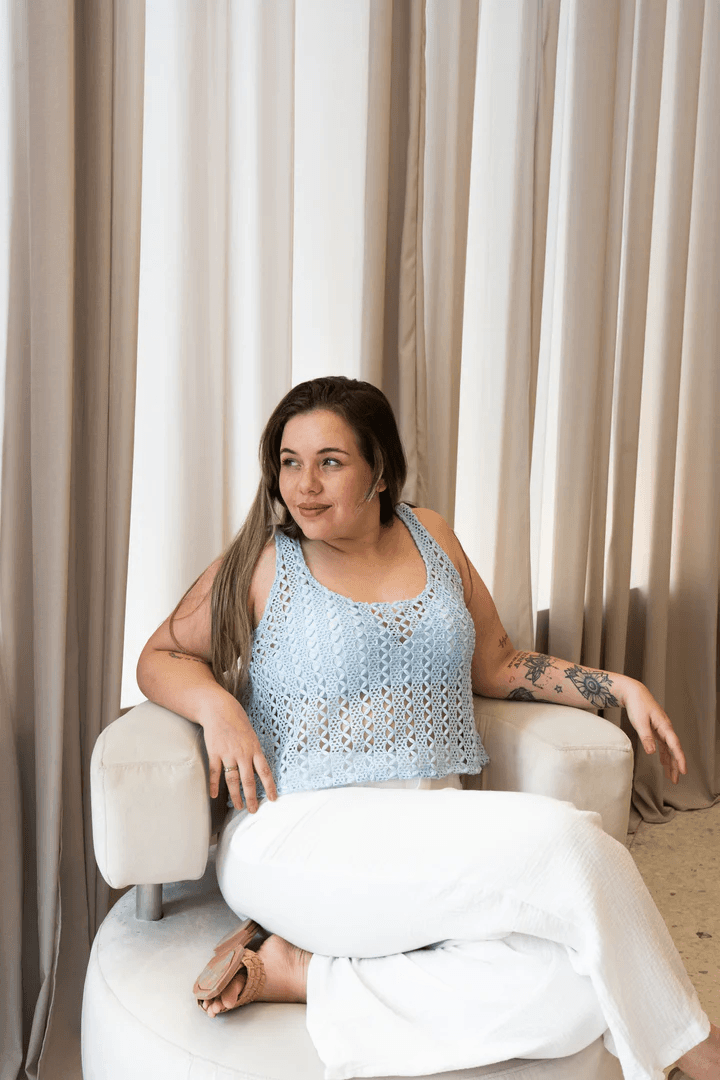 Blusa Nadia · CELESTE
