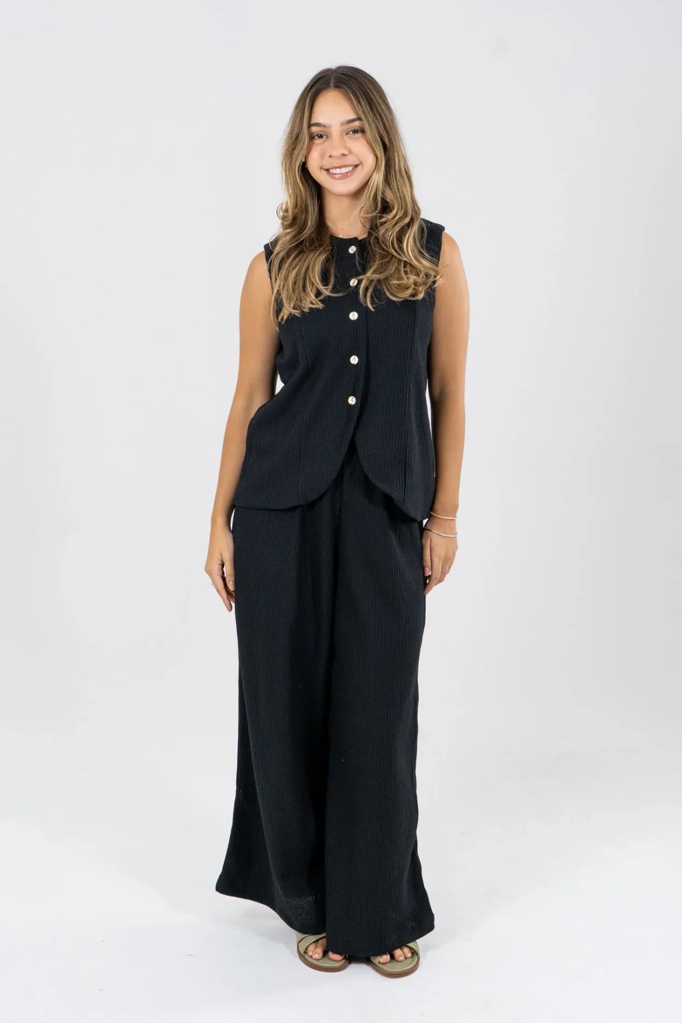 Chaleco johana horizonte · NEGRO