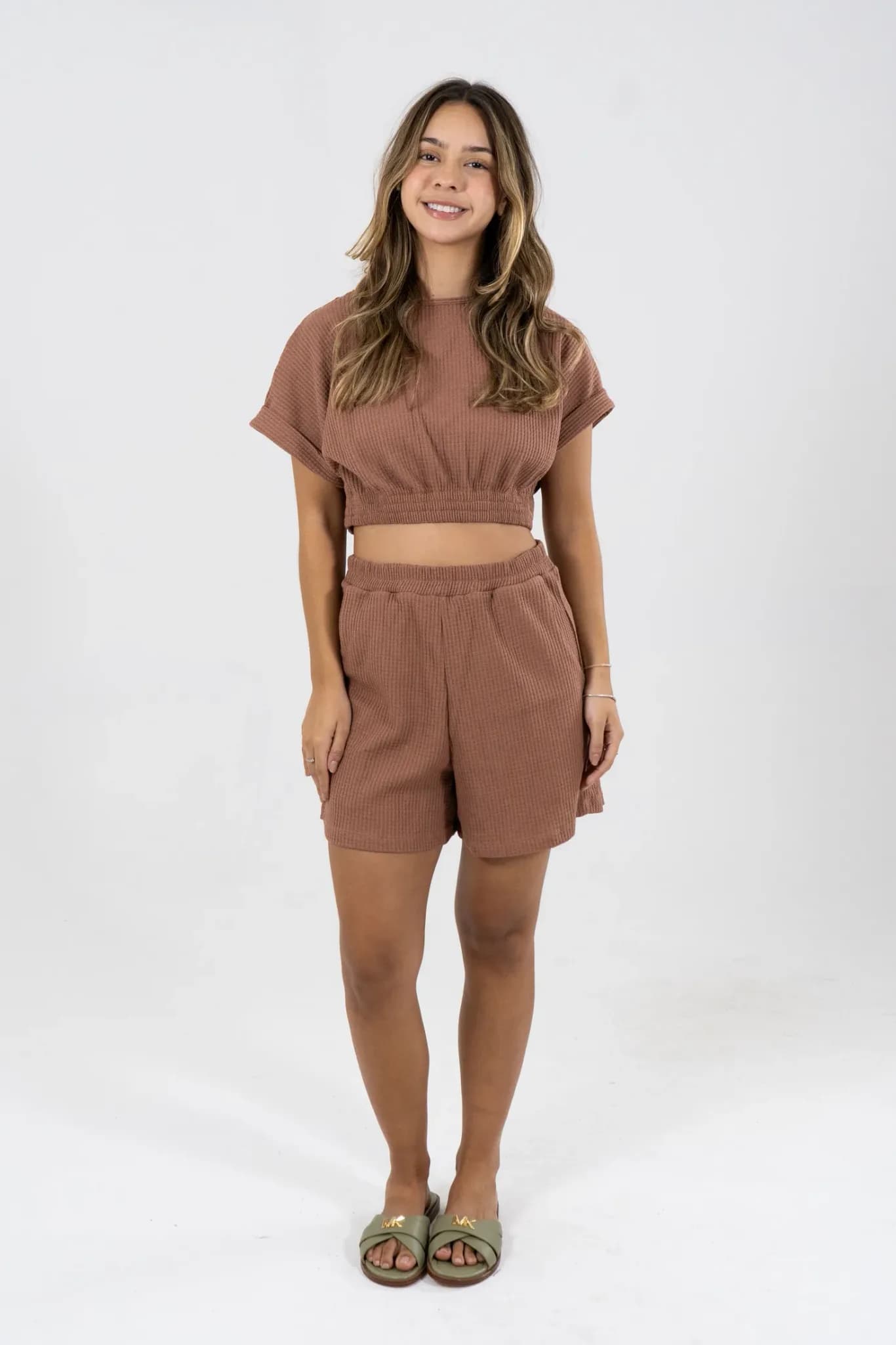 CAMISETA EDNA HORIZONTE · MARRON