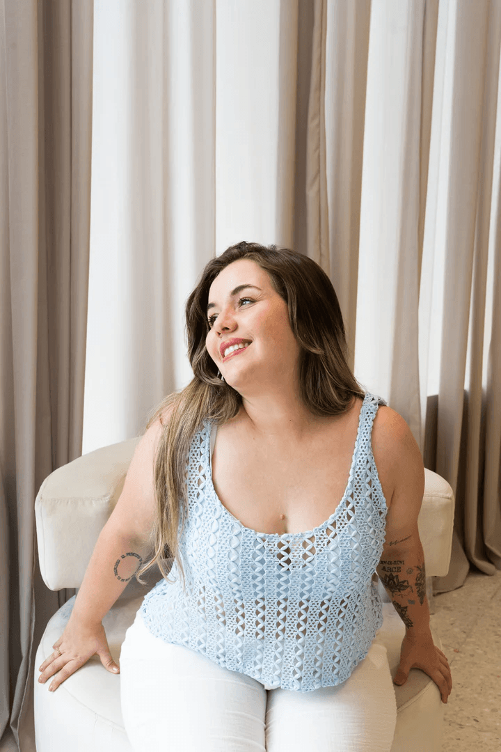 Blusa Nadia · CELESTE
