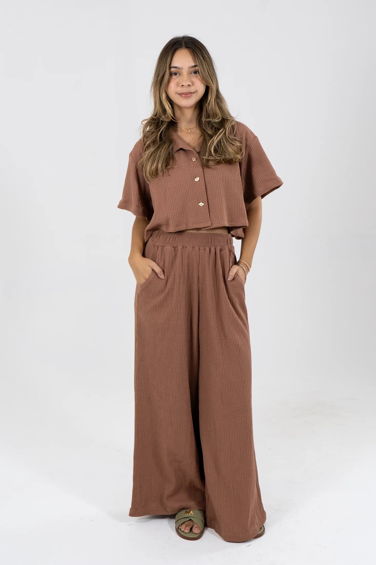 camisa ariadna horizonte · MARRON