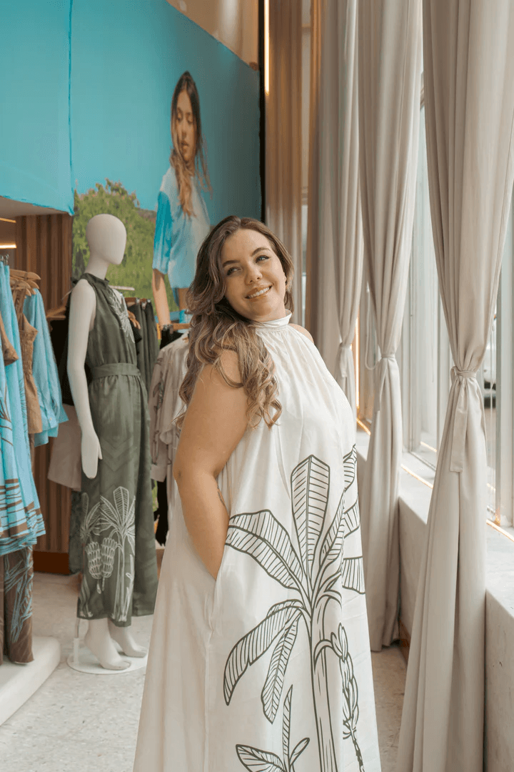 Vestido Otala Esencia Viva · CREMA