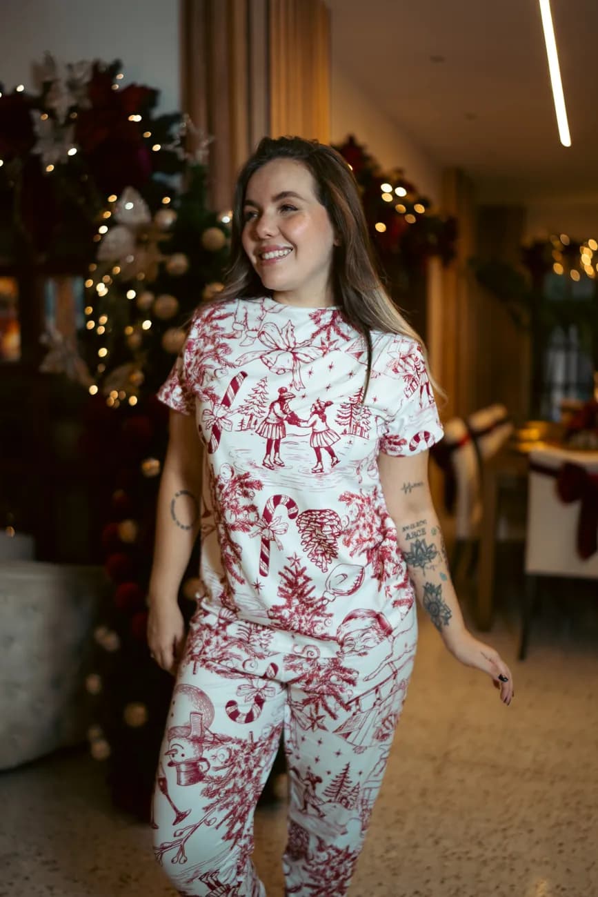 Pijama Navidad Roja