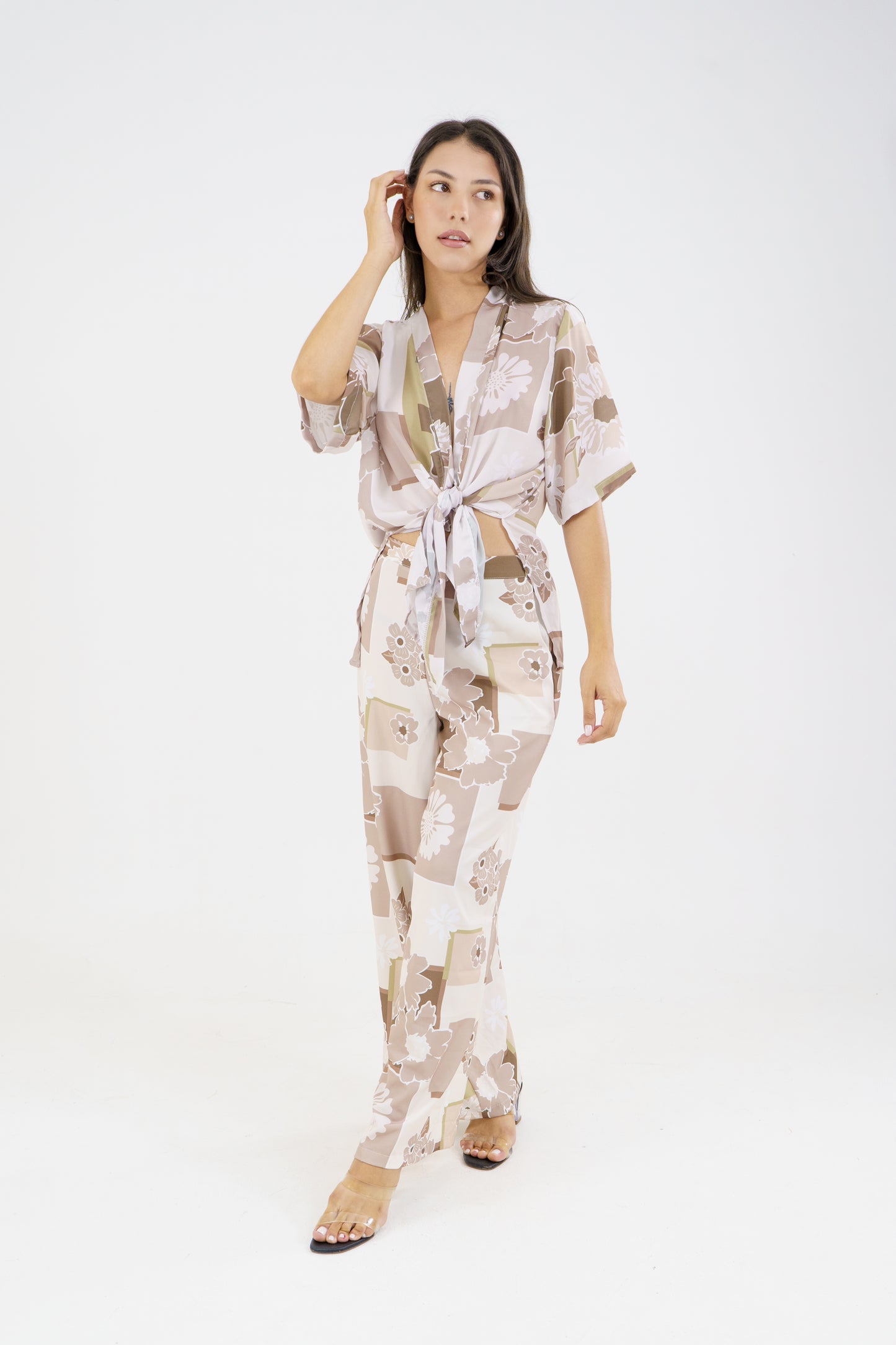 BLUSA SANTORINI - MARRON