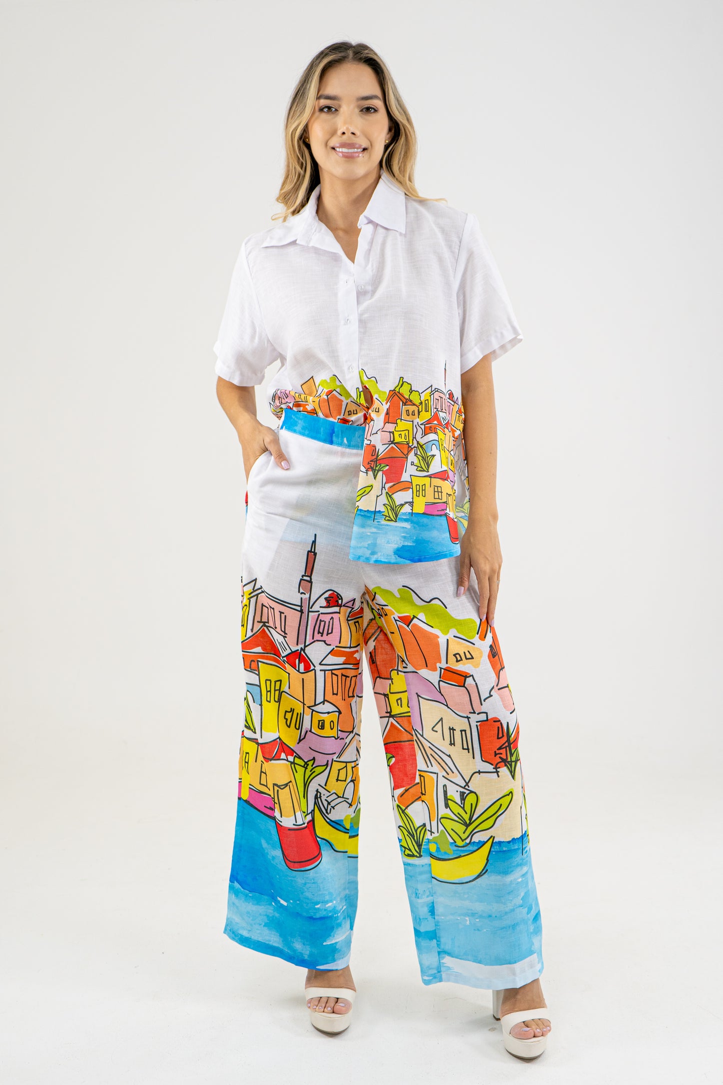 PANTALON JAMAICA - ROJO