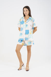 BLUSA GRETA V- CELESTE
