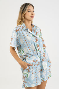 BLUSA GRETA V- AZUL