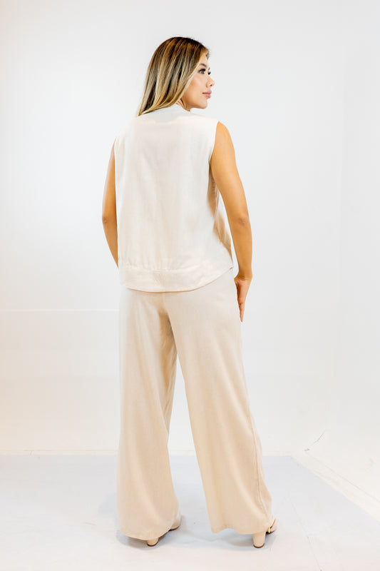 PANTALON SEMILLA - COLOR CRUDO