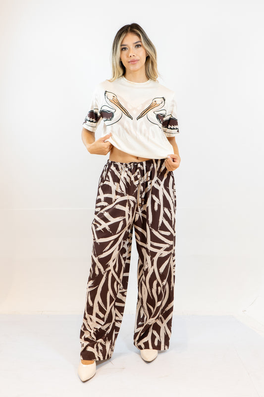 PANTALON MAY PELICANOS  - COLOR CAFE