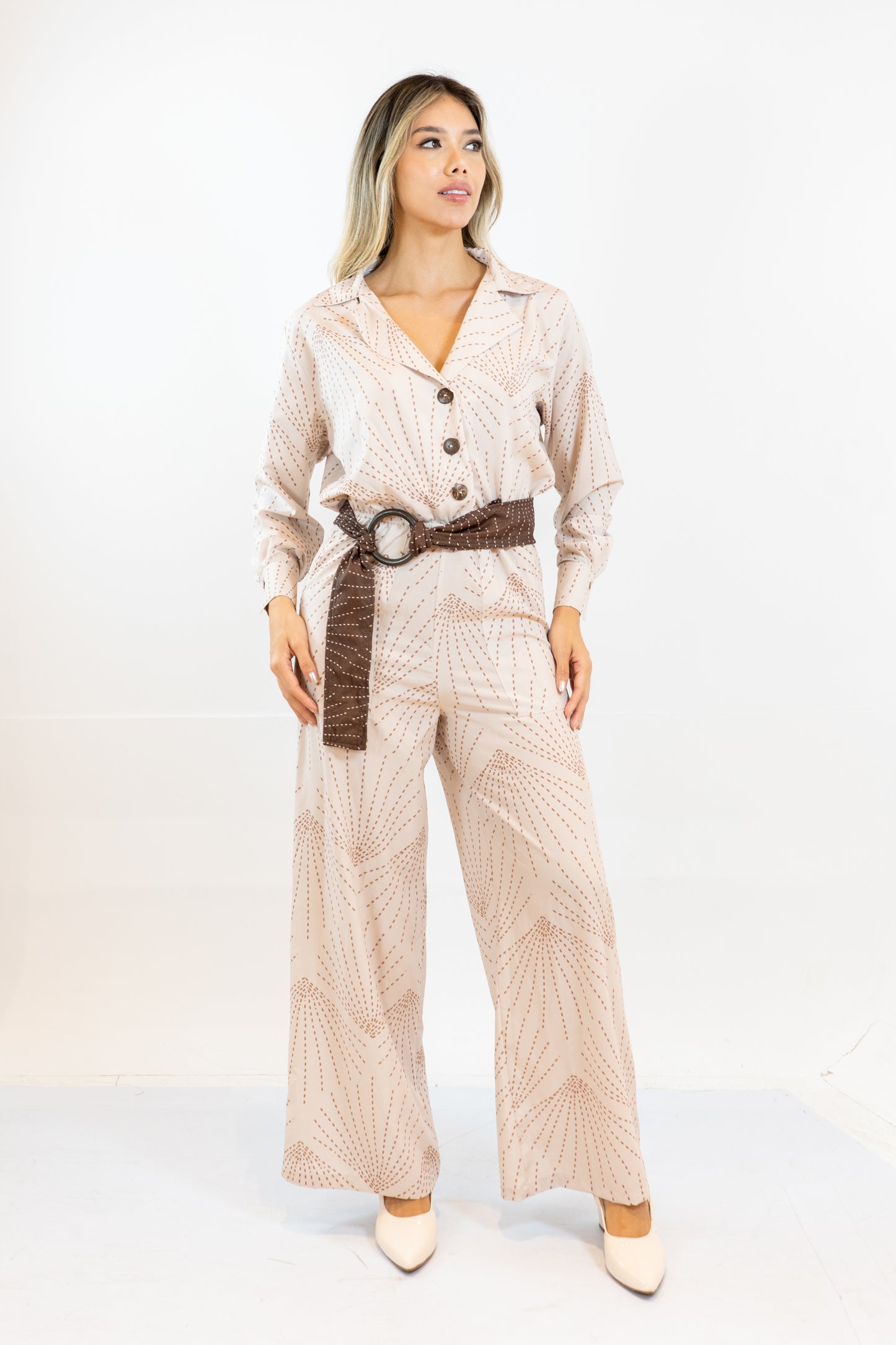 ENTERIZO ARGENTA PELICANOS - COLOR BEIGE