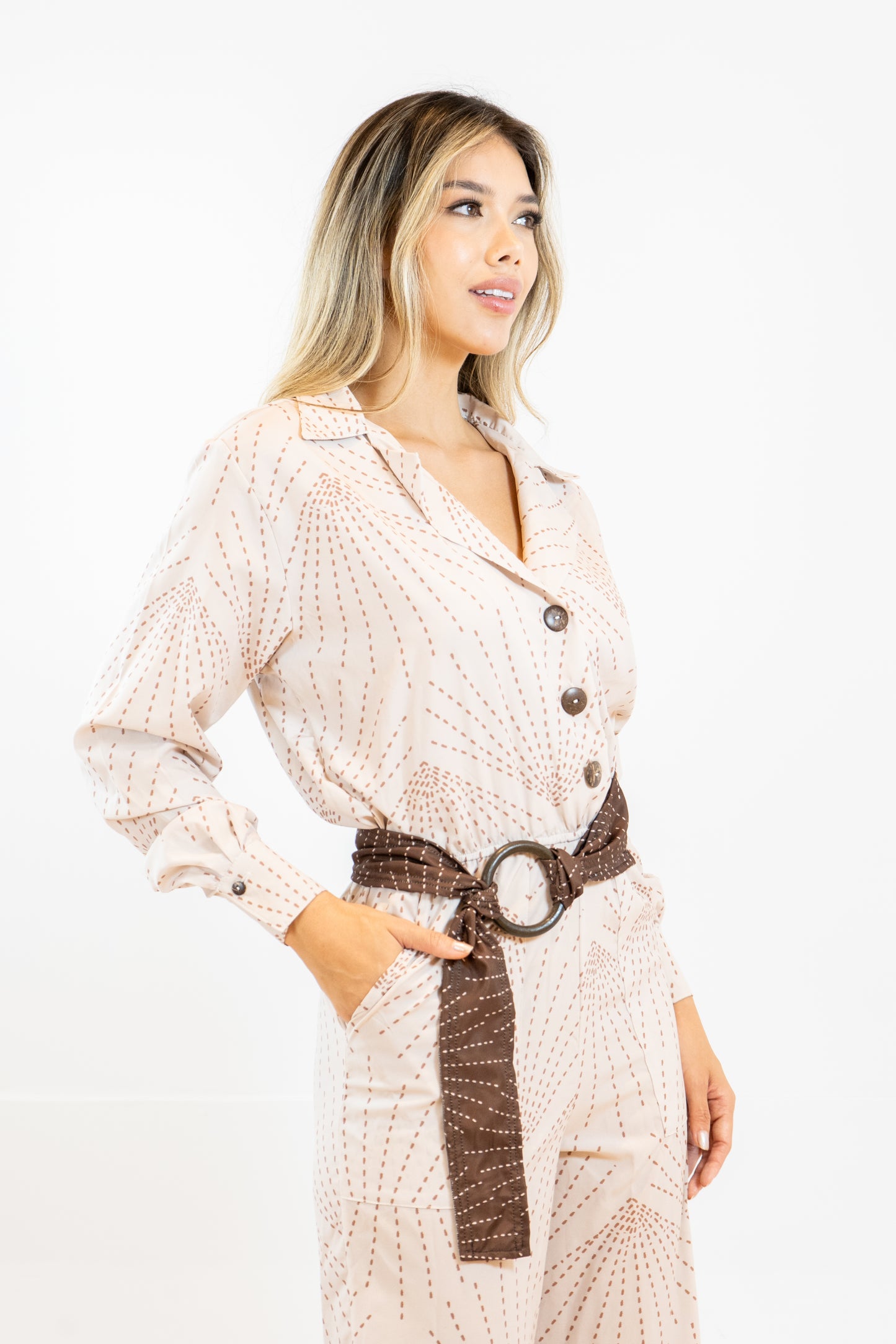 ENTERIZO ARGENTA PELICANOS - COLOR BEIGE