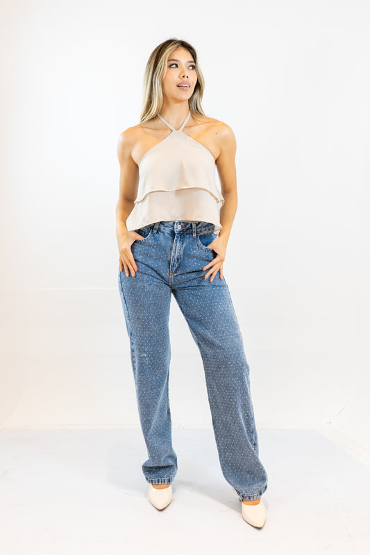 BLUSA  -  COLOR CAMELL