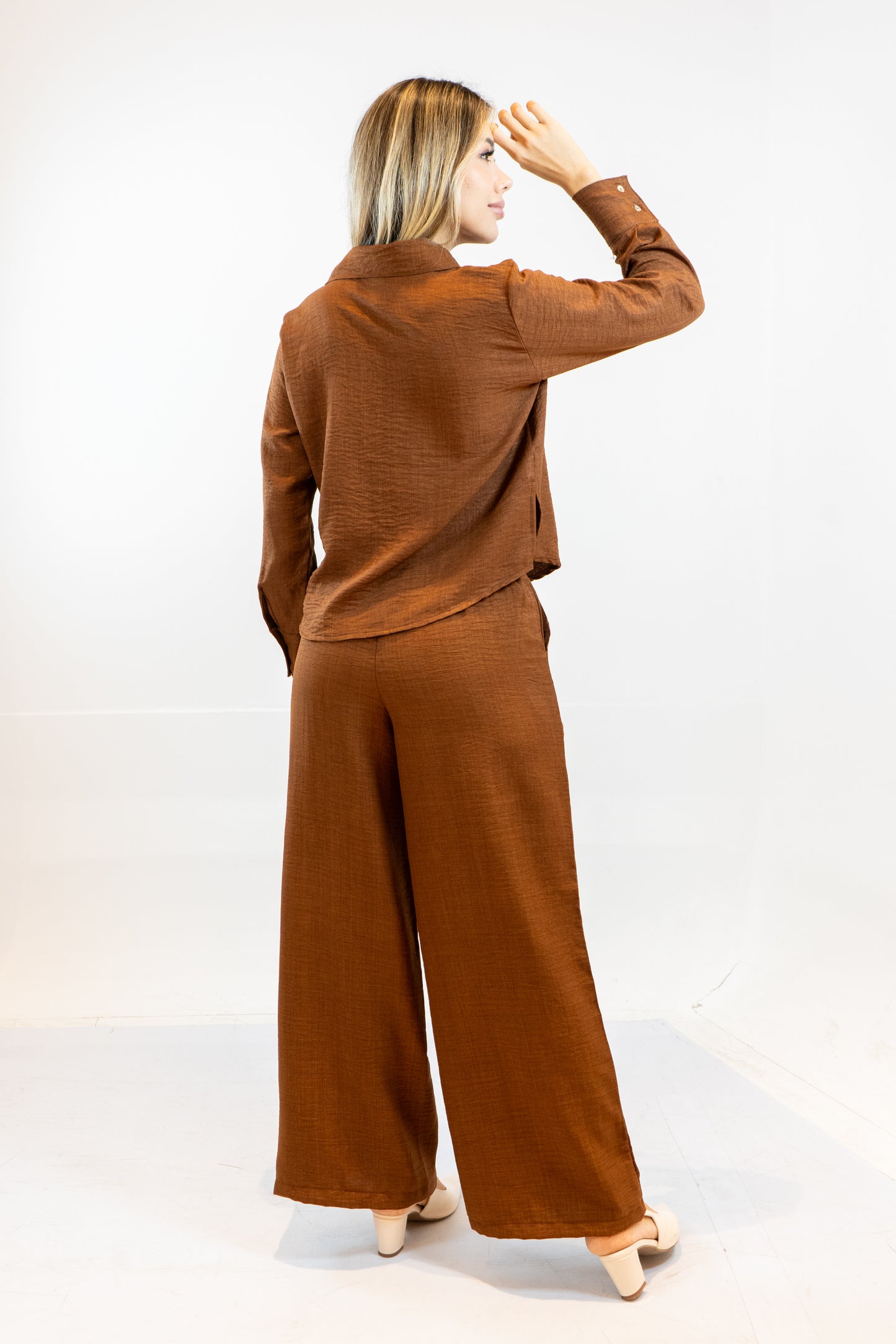 CAMISA LINA - COLOR COCONUT