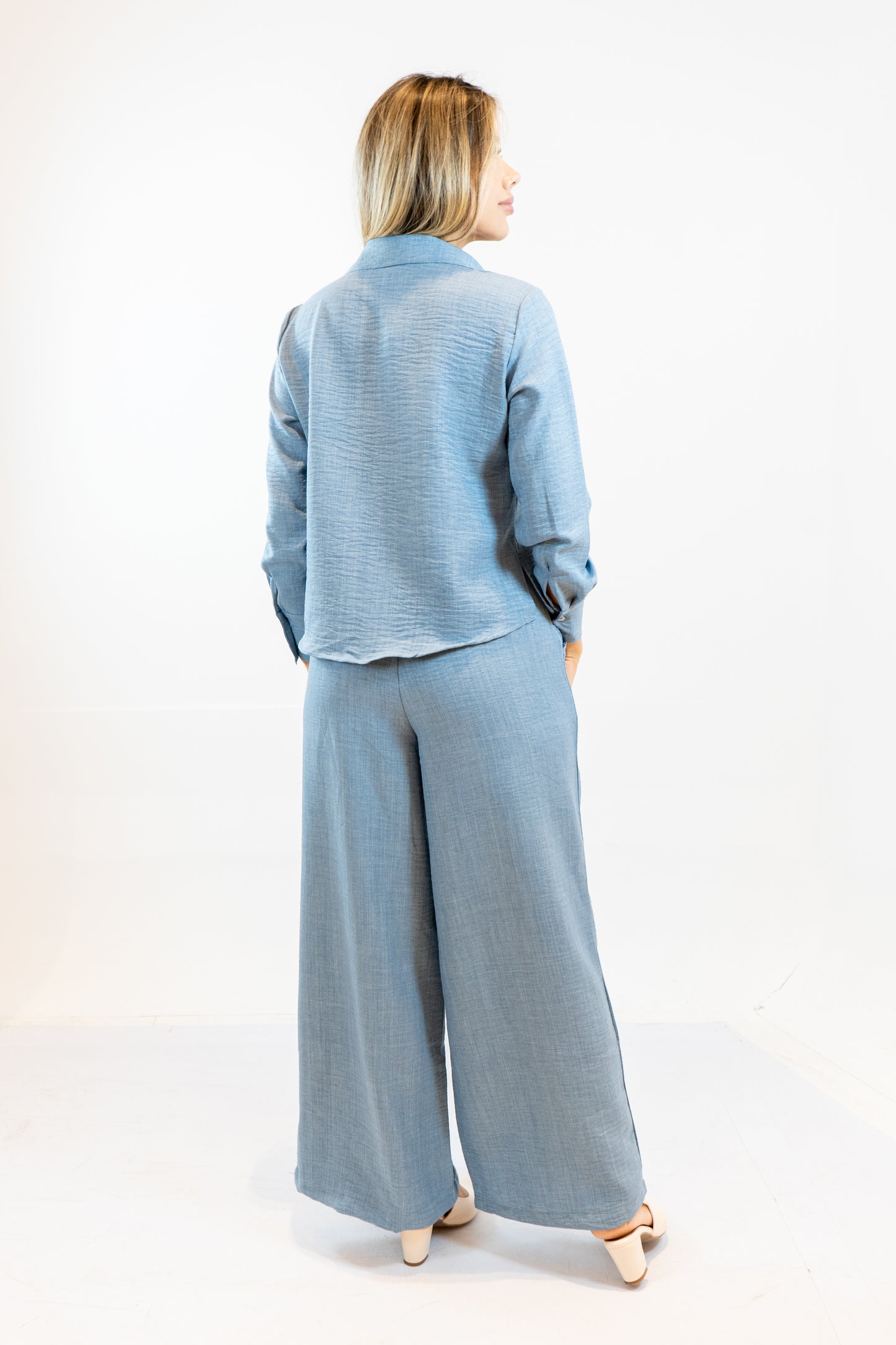 PANTALON AMBART - COLOR CHAMBRAY BLUE