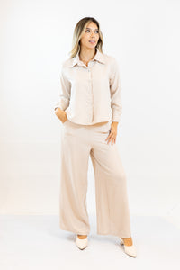 PANTALON AMBART - COLOR VAINILLA
