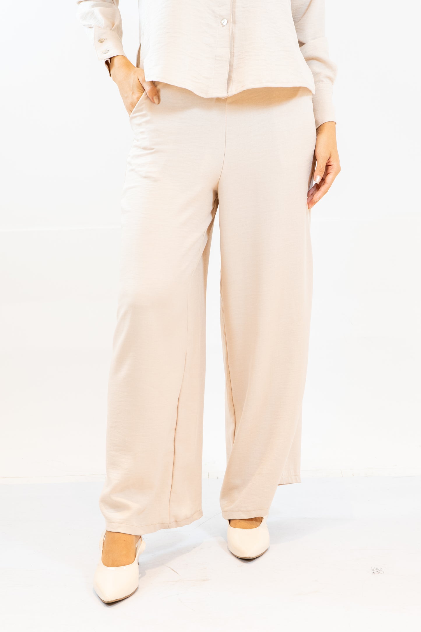 PANTALON AMBART - COLOR VAINILLA