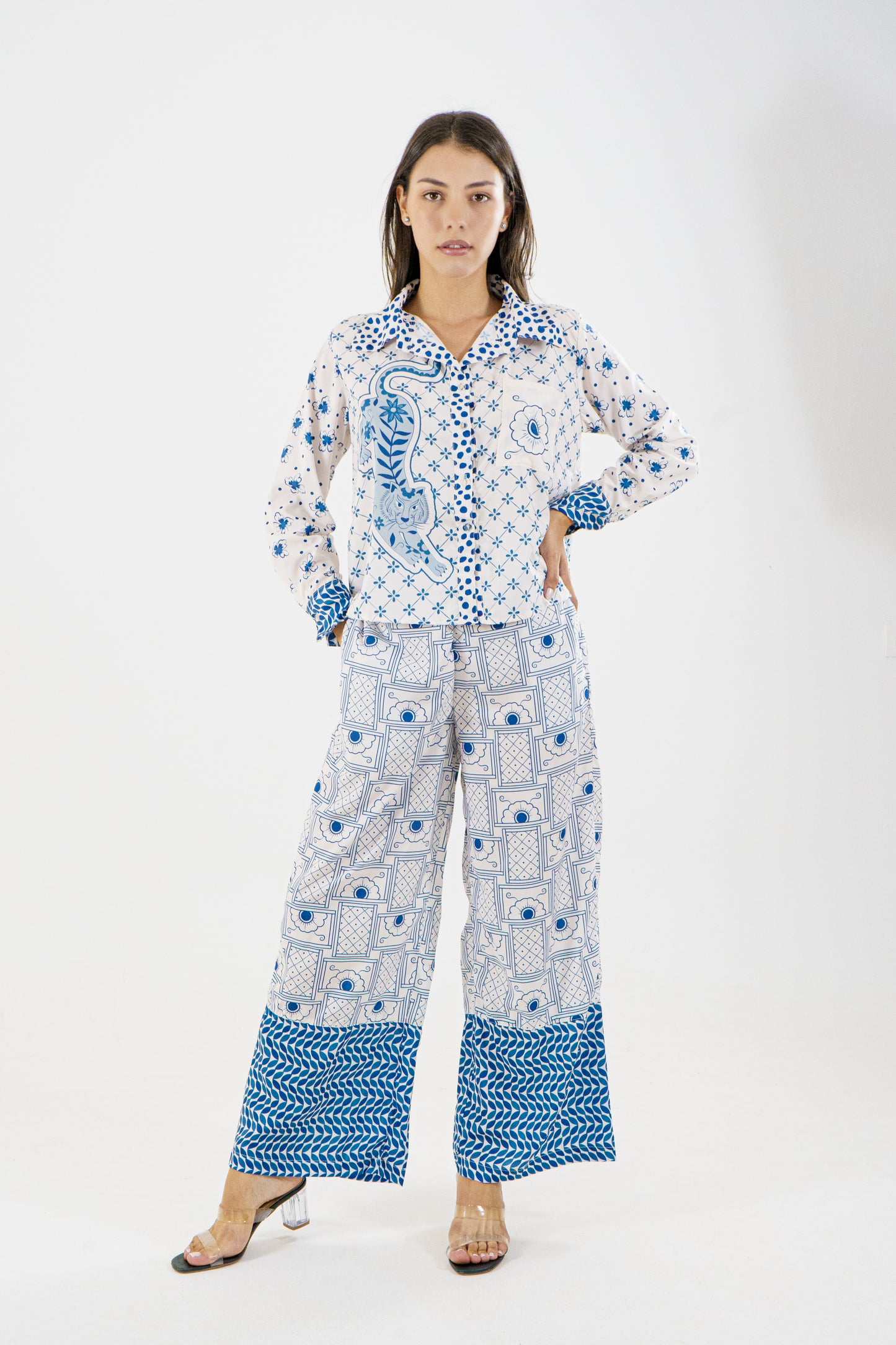 PANTALON AMELIA - AZUL