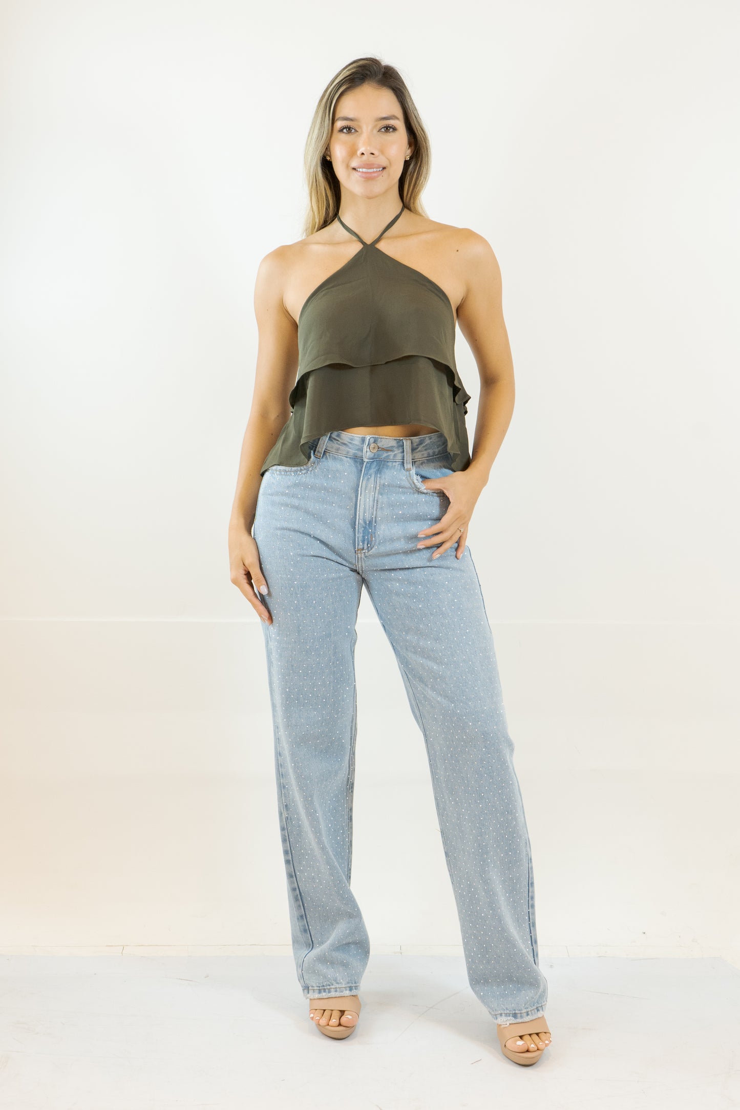 BLUSA  -  COLOR VERDE