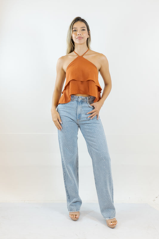 BLUSA  -  COLOR  MARRON