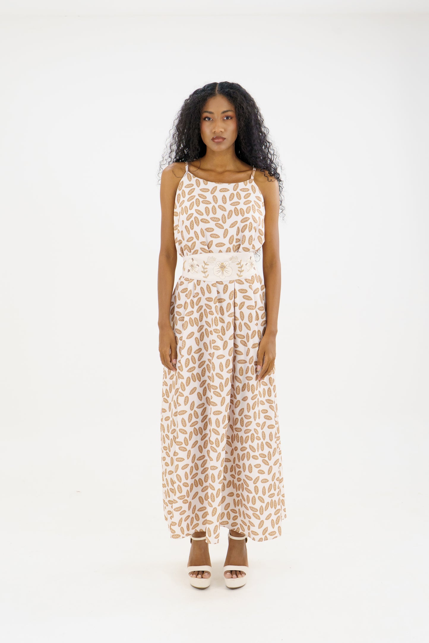 VESTIDO LARGO SOFIA - MARRON