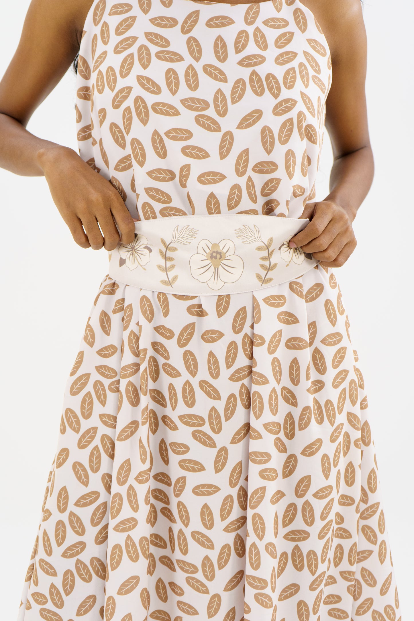 VESTIDO LARGO SOFIA - MARRON