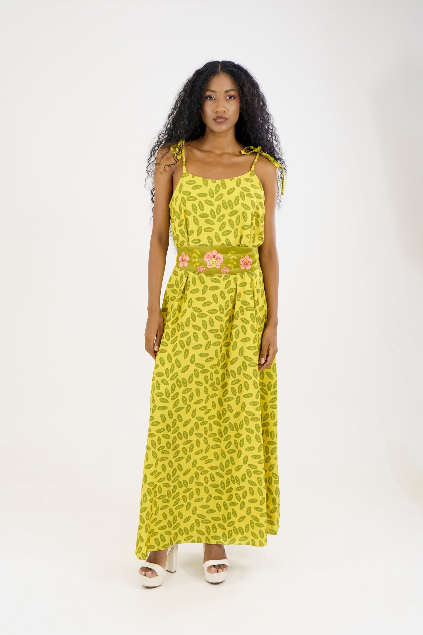 VESTIDO LARGO SOFIA - VERDE