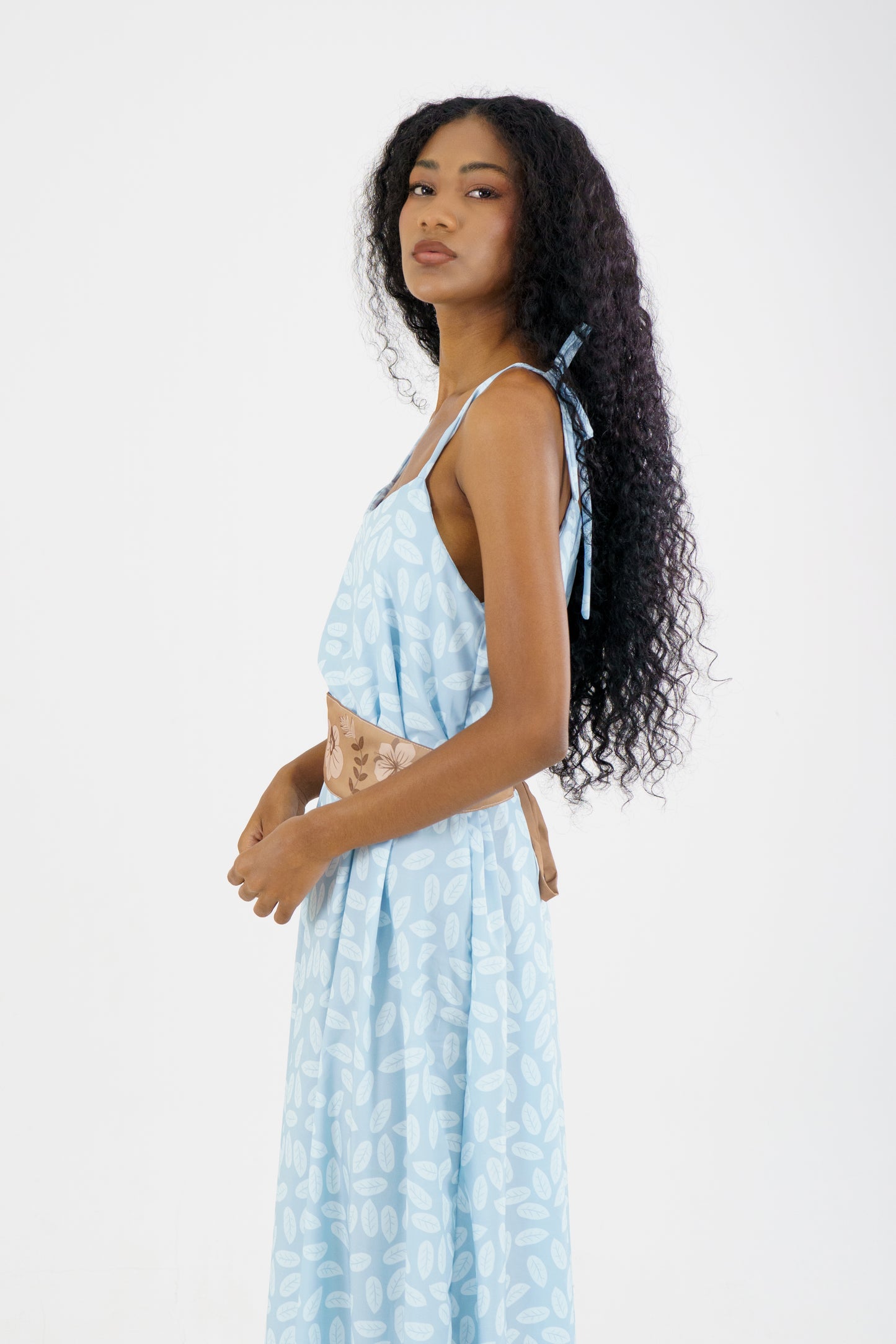 VESTIDO LARGO SOFIA - AZUL