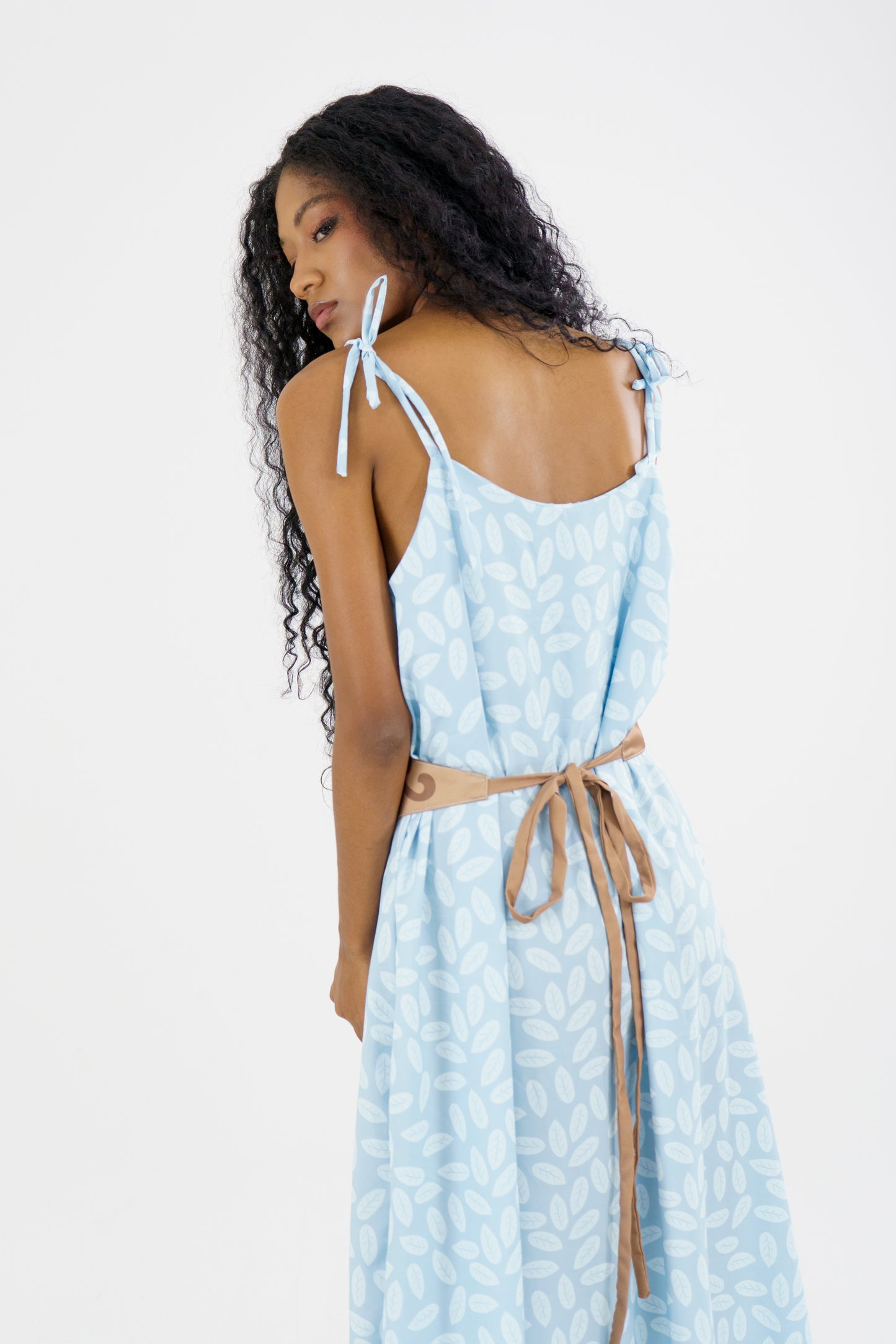 VESTIDO LARGO SOFIA - AZUL