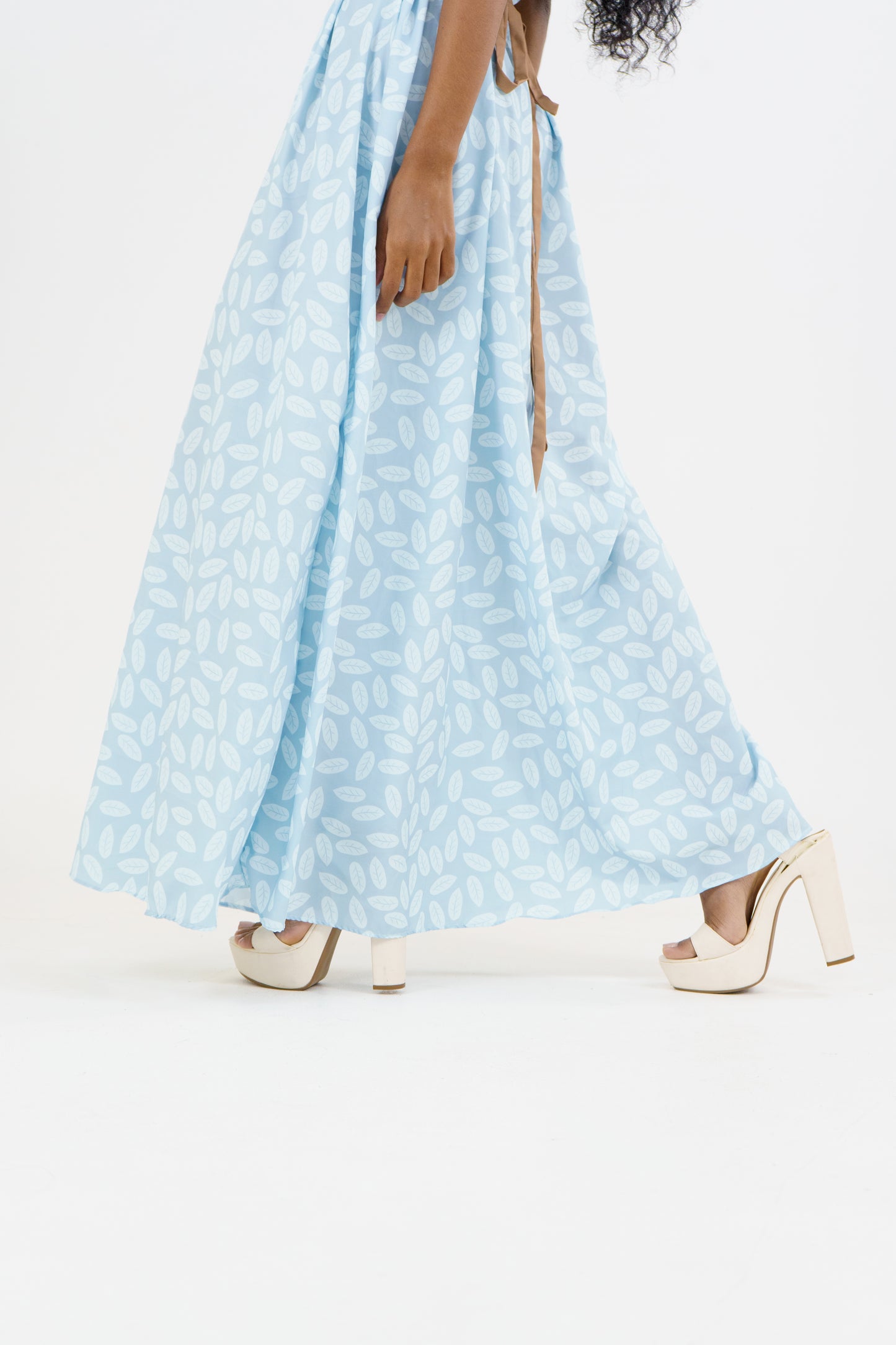 VESTIDO LARGO SOFIA - AZUL