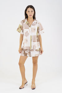BLUSA GRETA V- MARRON
