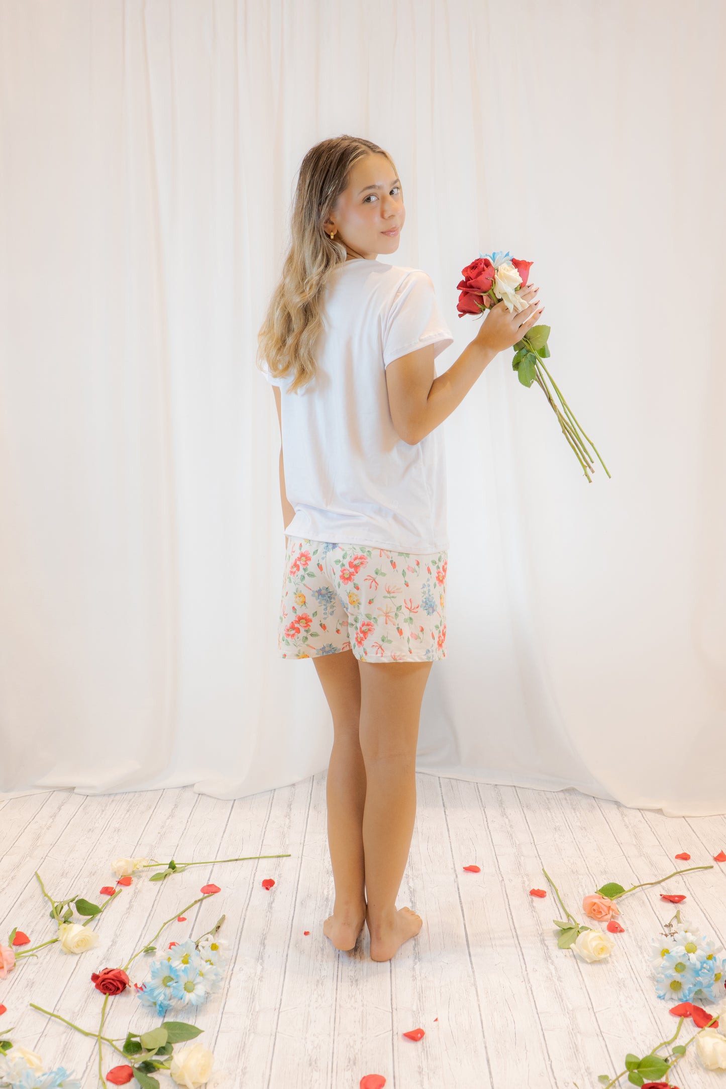 PIJAMA BRISA FLORAL - CAMISA - SHORT