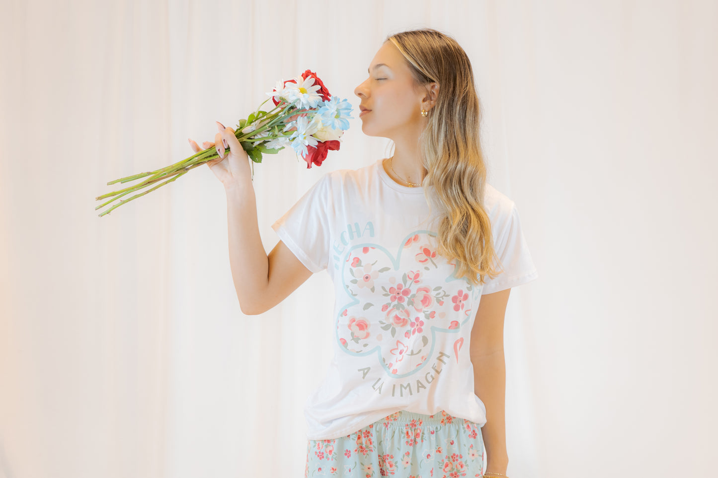 PIJAMA ESENCIA CELESTIAL - CAMISETA Y SHORT