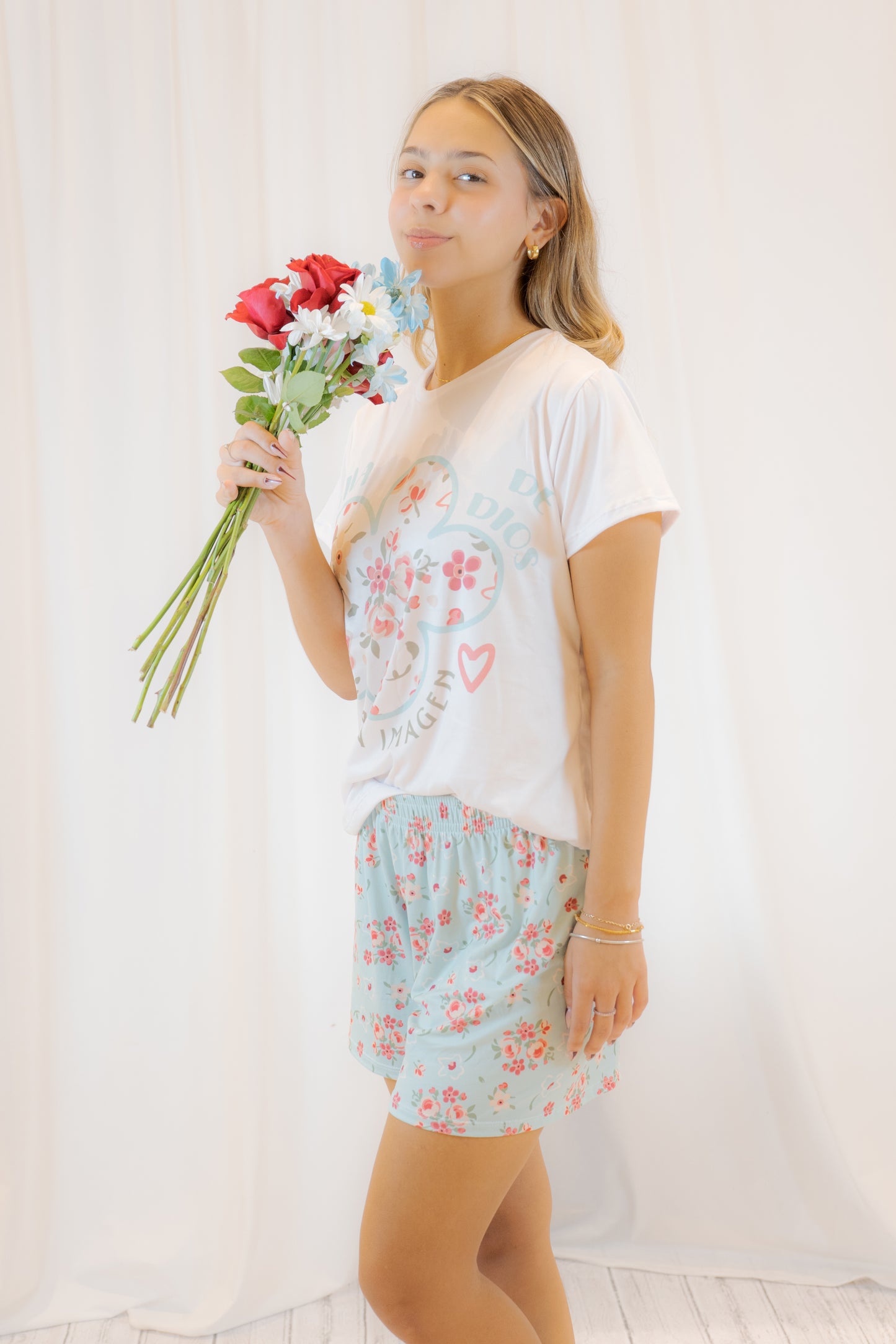 PIJAMA ESENCIA CELESTIAL - CAMISETA Y SHORT