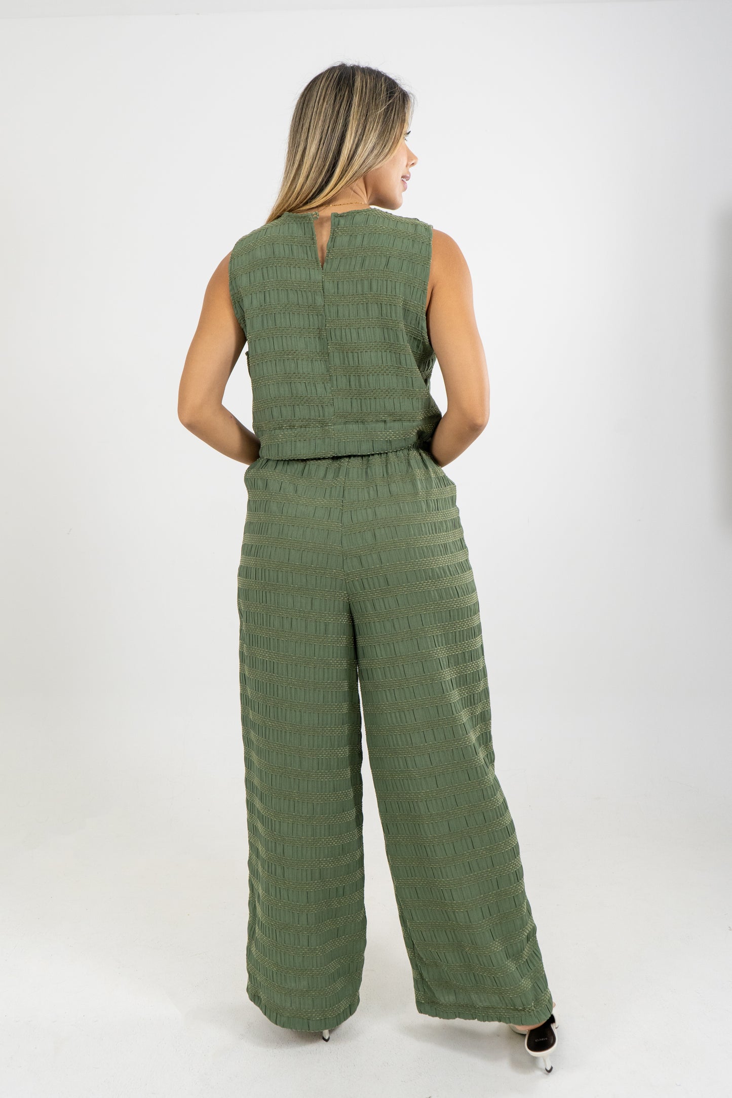 BLUSA VERA PALMERAS - COLOR VERDE