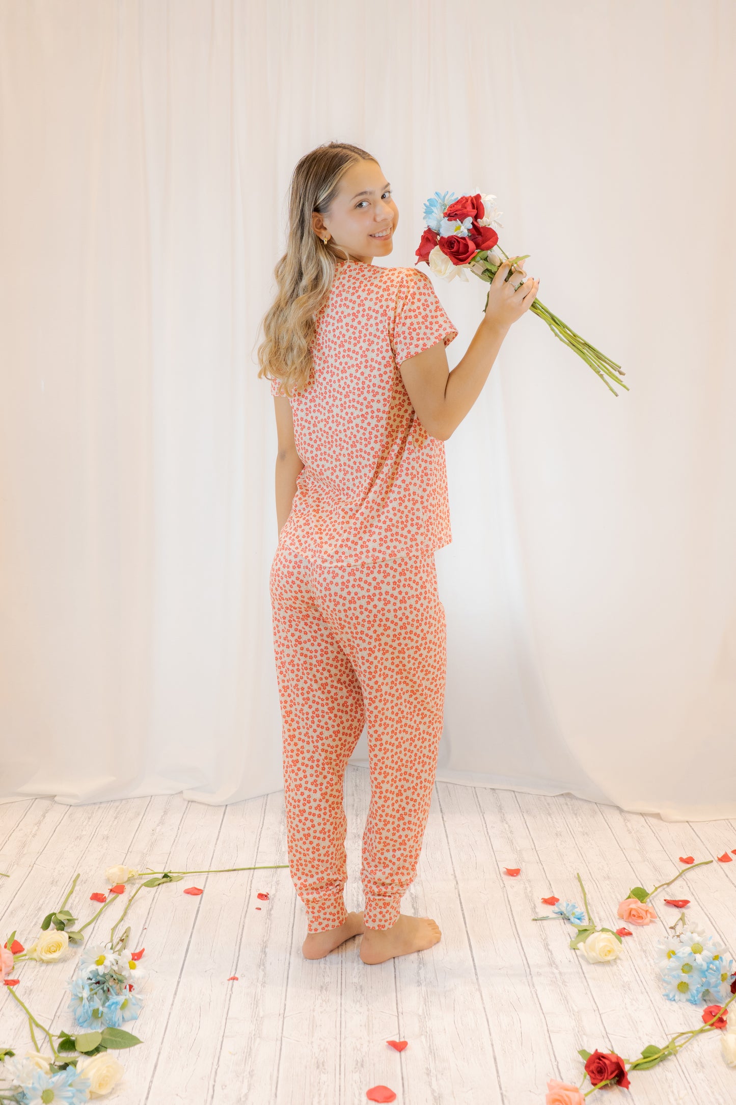 PIJAMA RUBI TROPICAL  - SET PANTALON SUBLIMADO