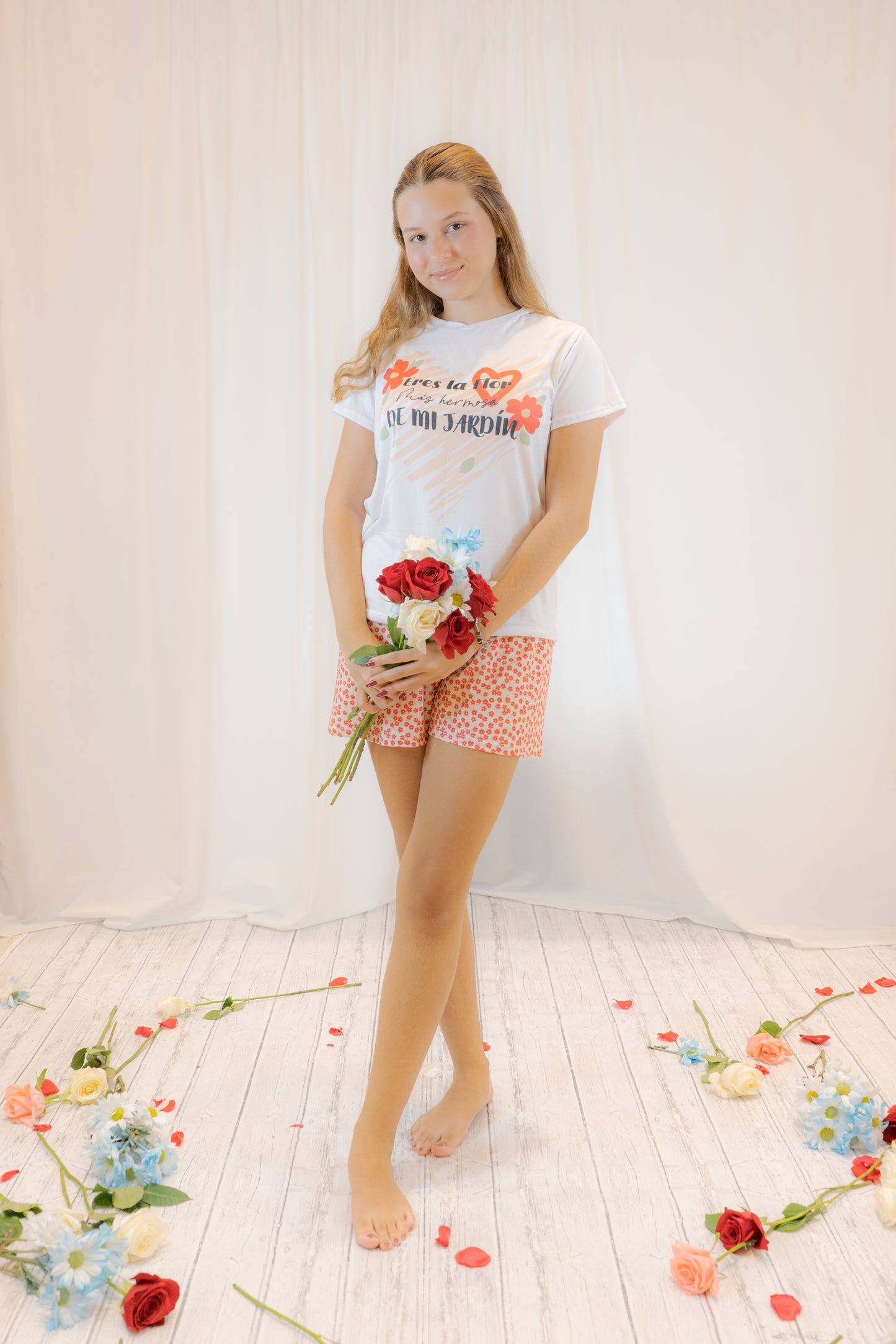 PIJAMA RUBI TROPICAL - CAMISA - SHORT