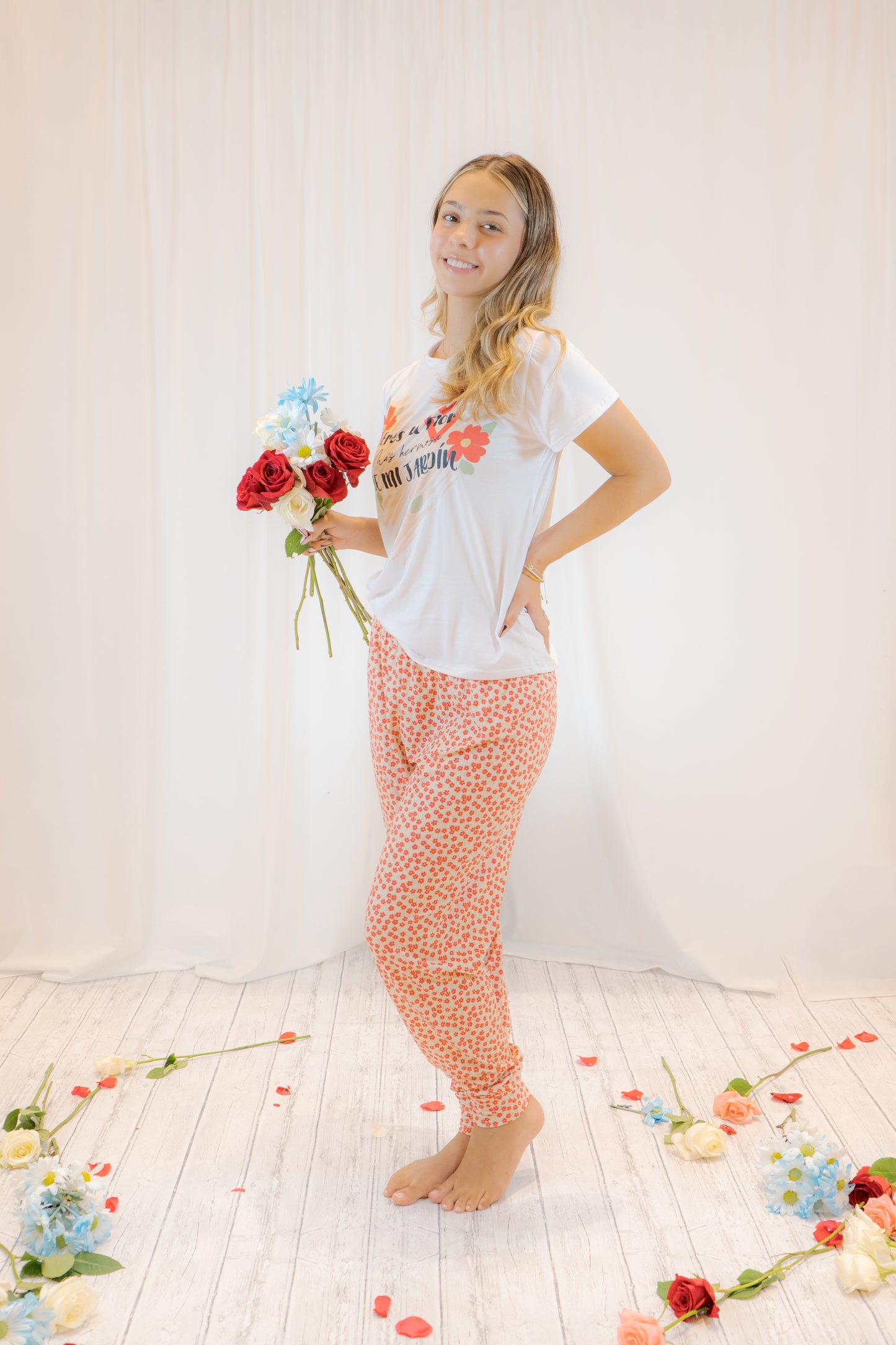 PIJAMA RUBI TROPICAL - CAMISETA - PANTALON